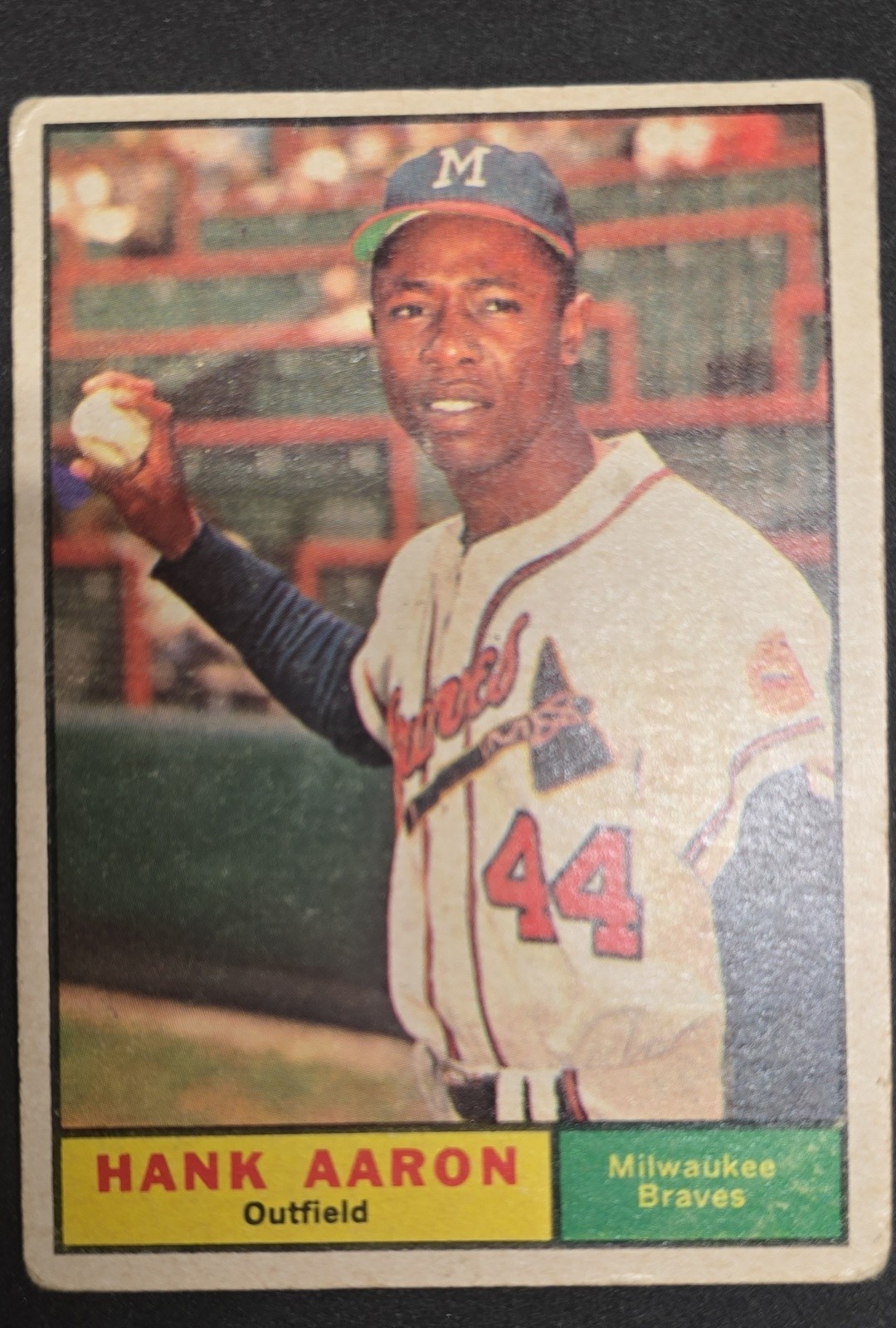 1961 Topps - Hank Aaron #415 1961 Topps - Hank Aaron #415