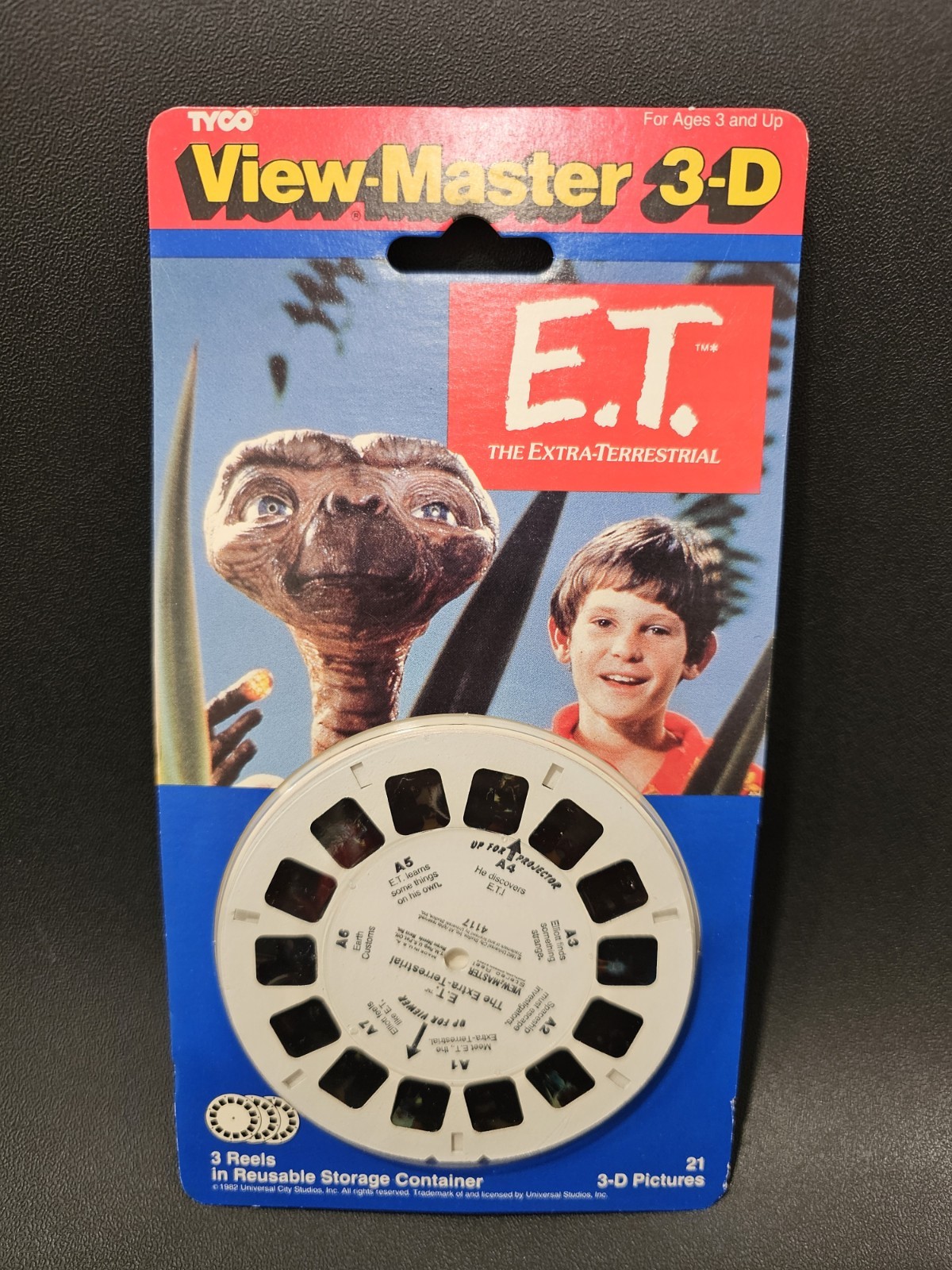 TYCO View Master Finder E.T. 80s Movie 3 Reels Picture Set 3D NEW NIP Toy Kids TYCO View Master Finder E.T. 80s Movie 3 Reels Picture Set 3D NEW NIP Toy Kids