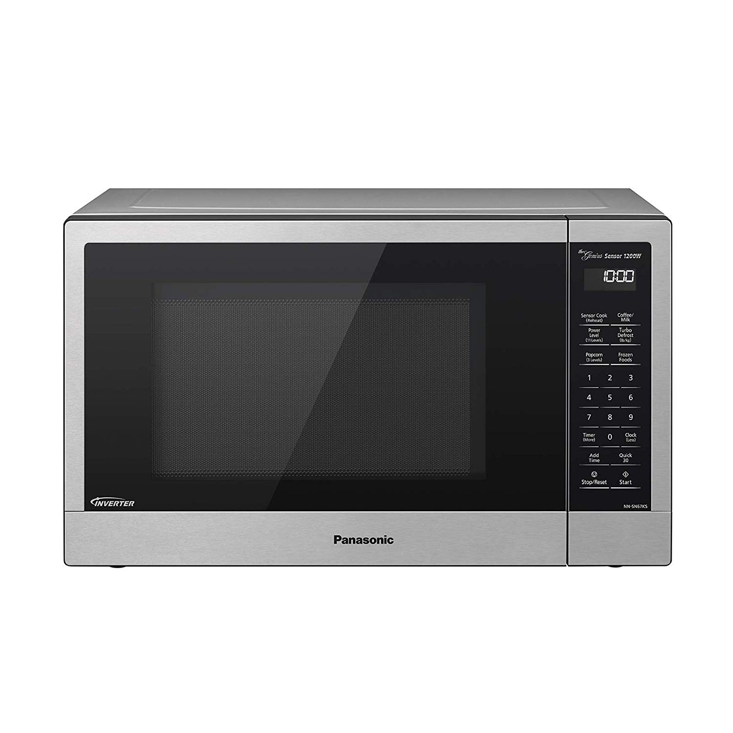 Panasonic NN-SN67KS Compact Microwave Oven with 1200 Watts of Cooking Power,