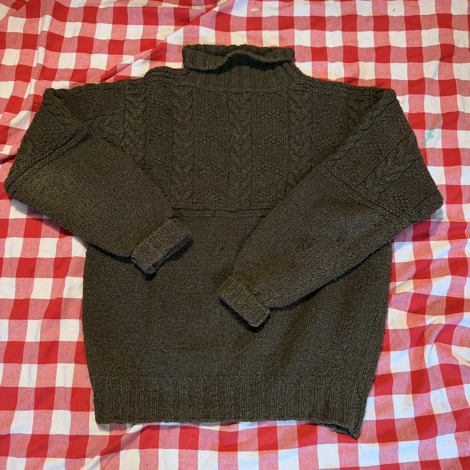 Vintage Polo Ralph Lauren Hand Knit Cable Sweater Wool/Silk Brown Men’s XL Vintage Polo Ralph Lauren Hand Knit Cable Sweater Wool/Silk Brown Men’s XL