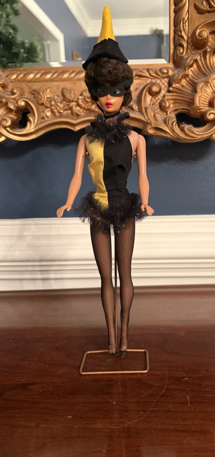Vintage Mattel Barbie from early 1960\'s wearing Masquerade Model from 1963 Vintage Mattel Barbie from early 1960\'s wearing Masquerade Model from 1963