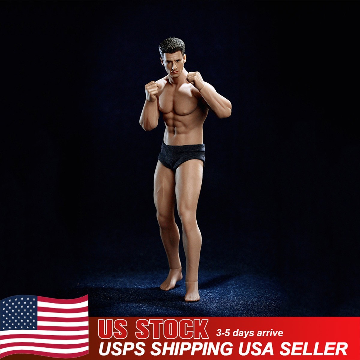 US TBLeague Phicen 1/12 Strong Muscle Body PH2019-TM01A Seamless Man Body W/Head