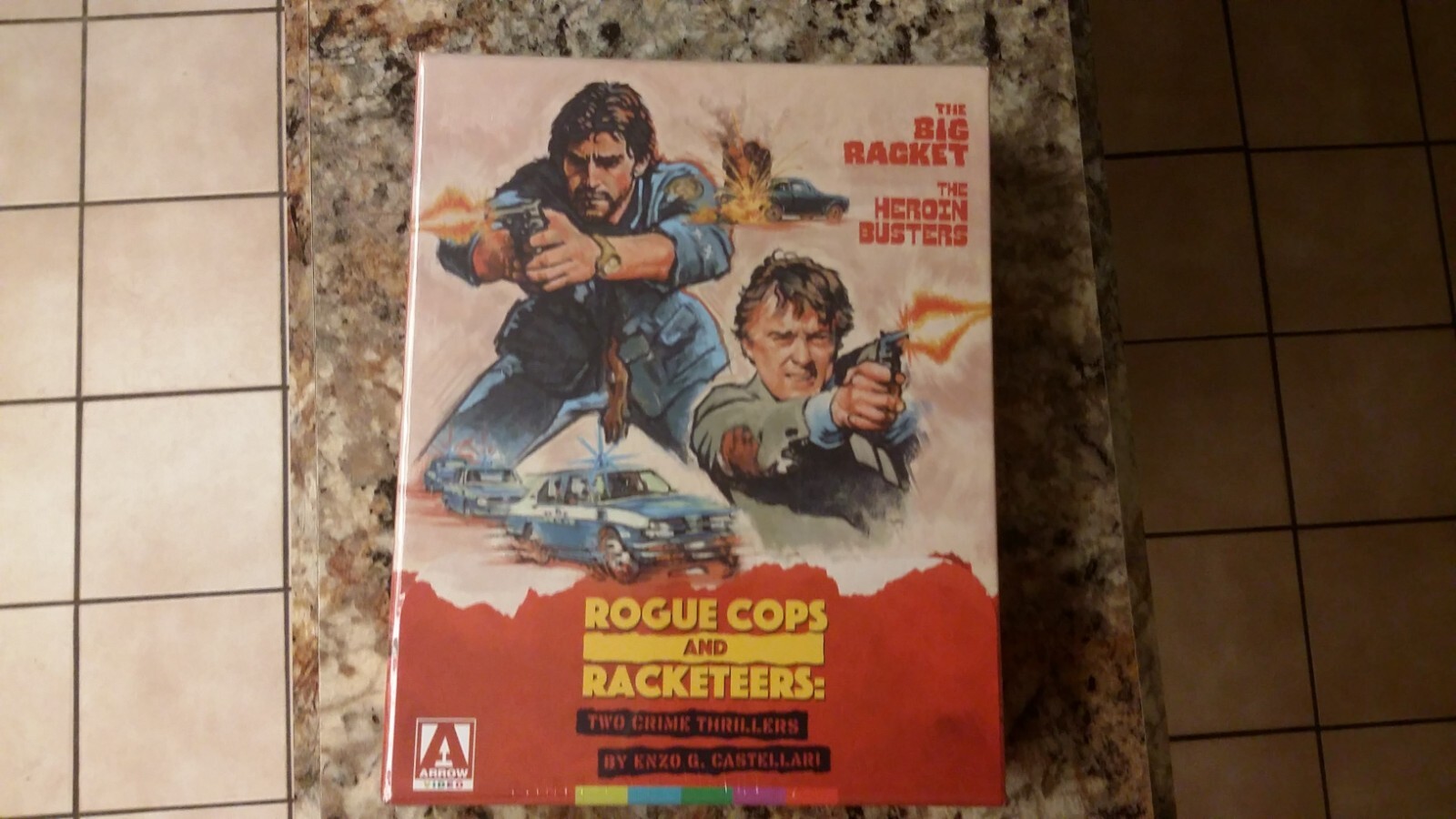 Rogue Cops and Racketeers (2 Blu-rays) Limited Edition, MINT SEALED Arrow Video
