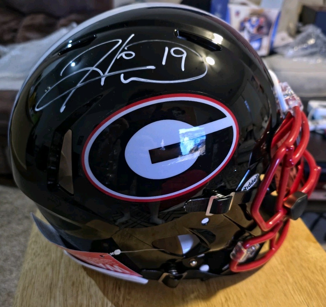 Hines Ward Georgia Bulldogs Signed Riddell Alternate Authentic Helmet Beckett Hines Ward Georgia Bulldogs Signed Riddell Alternate Authentic Helmet Beckett