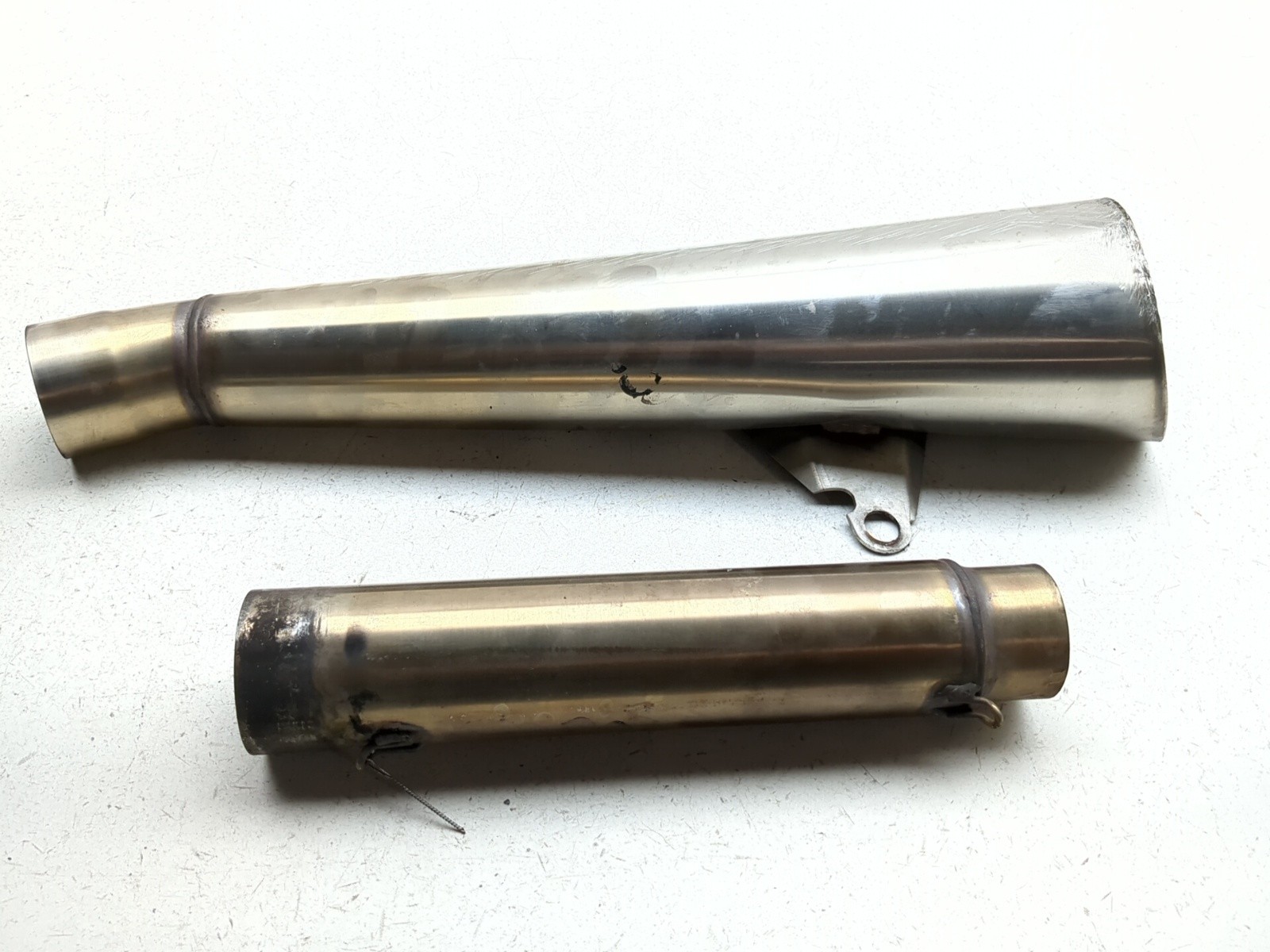 08-15 Triumph Thruxton 900 Rear Right Zard Conical Racing Slip-On Muffler