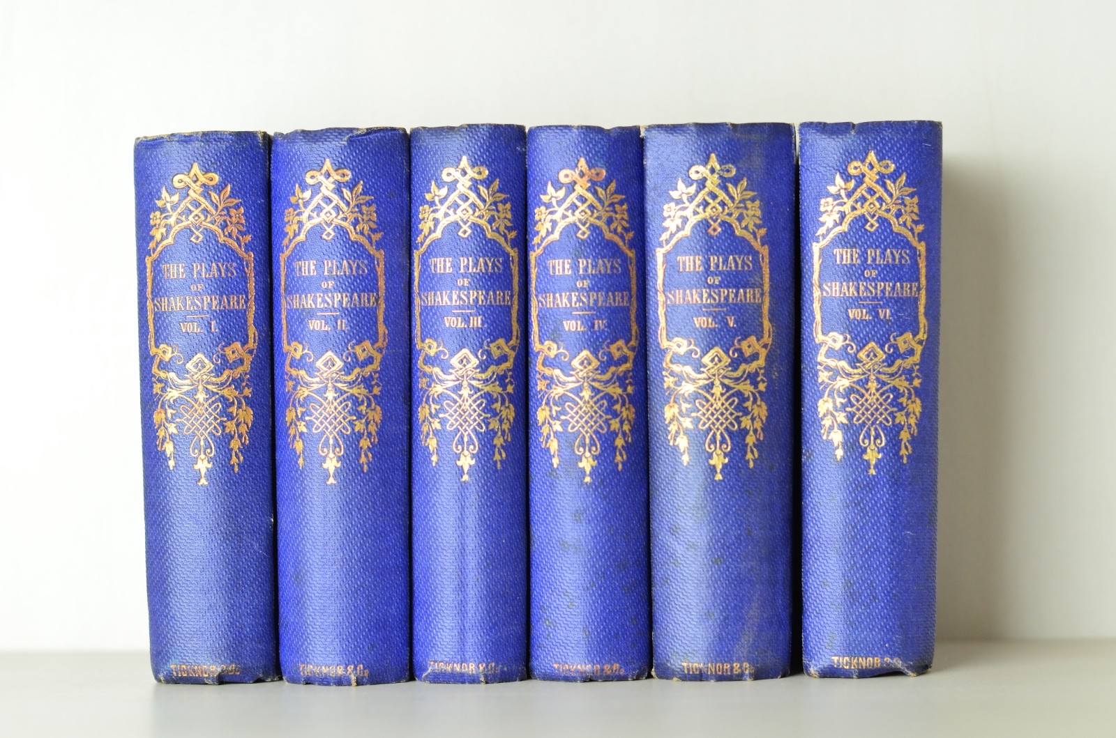 Antique Complete Plays of William Shakespeare 1866 Ticknor & Fields - 5 Antique Complete Plays of William Shakespeare 1866 Ticknor & Fields - 5
