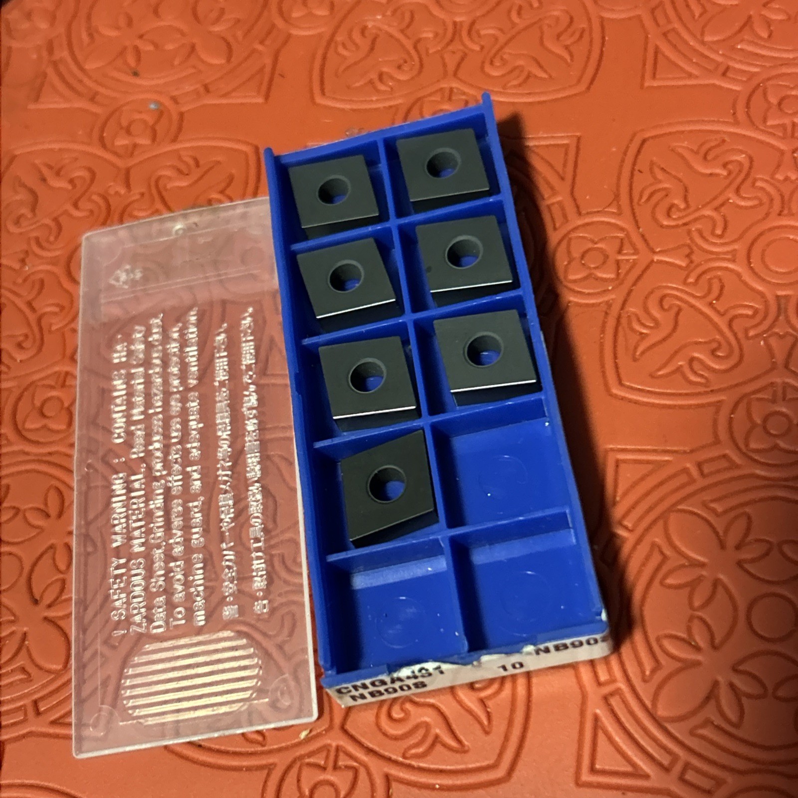 Qty.7 Sumitomo Ceramic Inserts CNGA431 NB90S (Q11)
