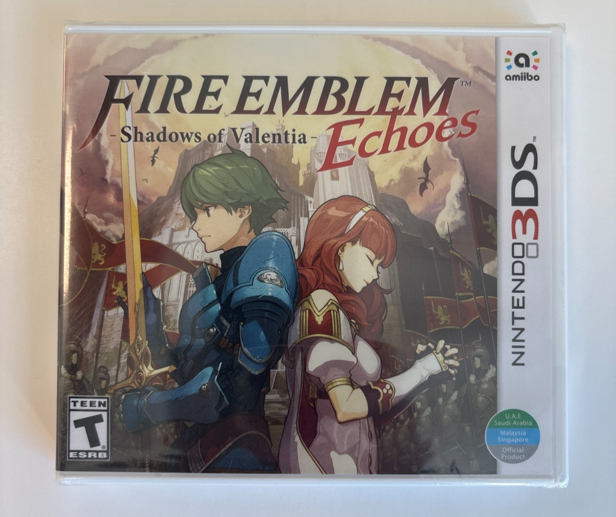 Fire Emblem Shadows of Valentia Echoes Nintendo 3DS Brand New & Factory Sealed Fire Emblem Shadows of Valentia Echoes Nintendo 3DS Brand New & Factory Sealed