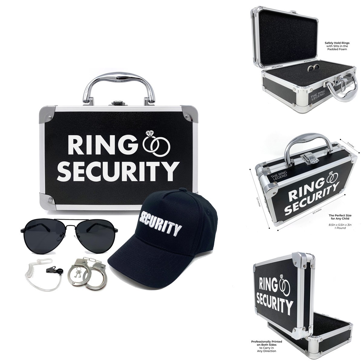 THE RING LEGEND Ring Bearer Costume Kit - Kids/Youth Size Cap, Briefcase, Hat THE RING LEGEND Ring Bearer Costume Kit - Kids/Youth Size Cap, Briefcase, Hat