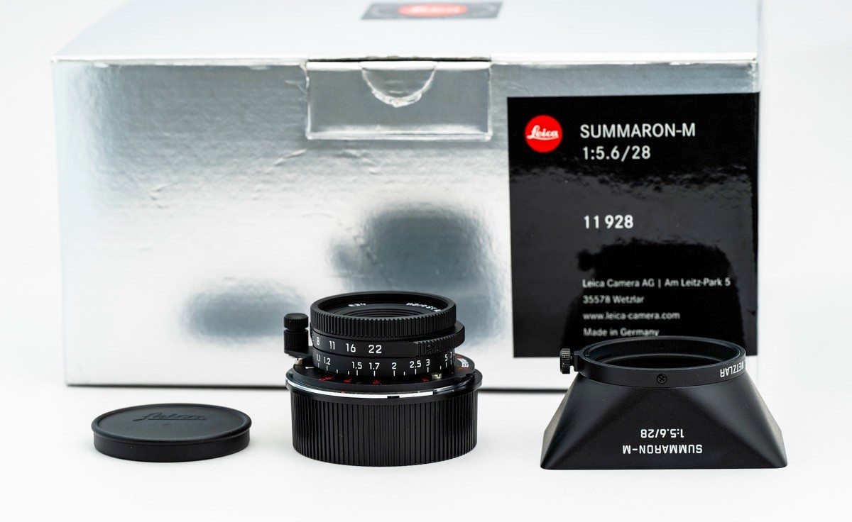 Leica 28mm F5.6 Summaron-M Matte Black Paint Boxed #11928, USA Seller