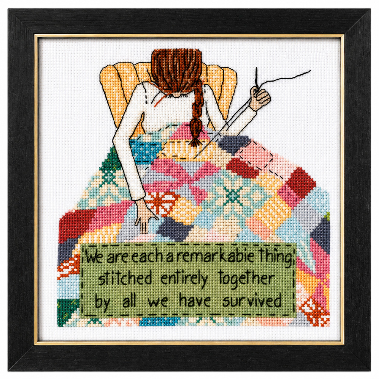 Mill Hill Stitched Together (Curly Girl Design)