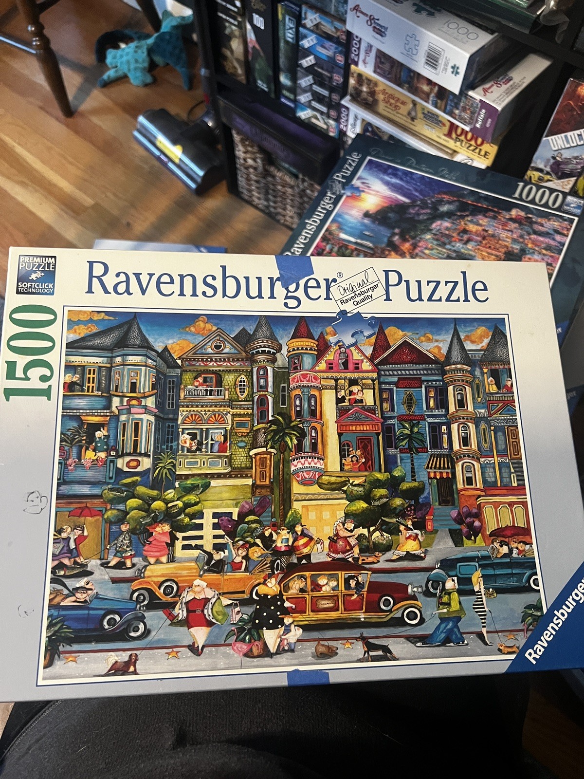 RARE Ravensburger  THE PAINTED LADIES  1500 Piece Jigsaw Puzzle HTF Art Complete