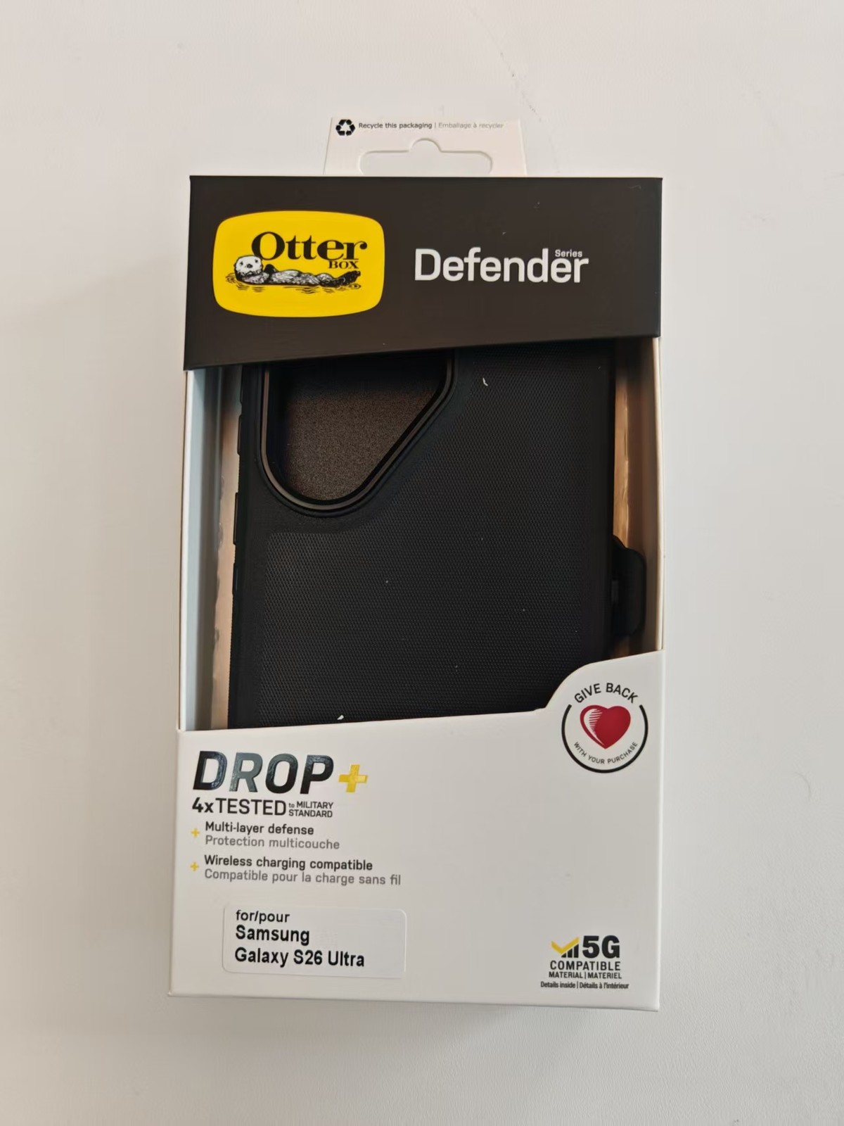 Defender Series Case With Belt Clip For Samsung Galaxy S26 Ultra-Black Defender Series Case With Belt Clip For Samsung Galaxy S26 Ultra-Black