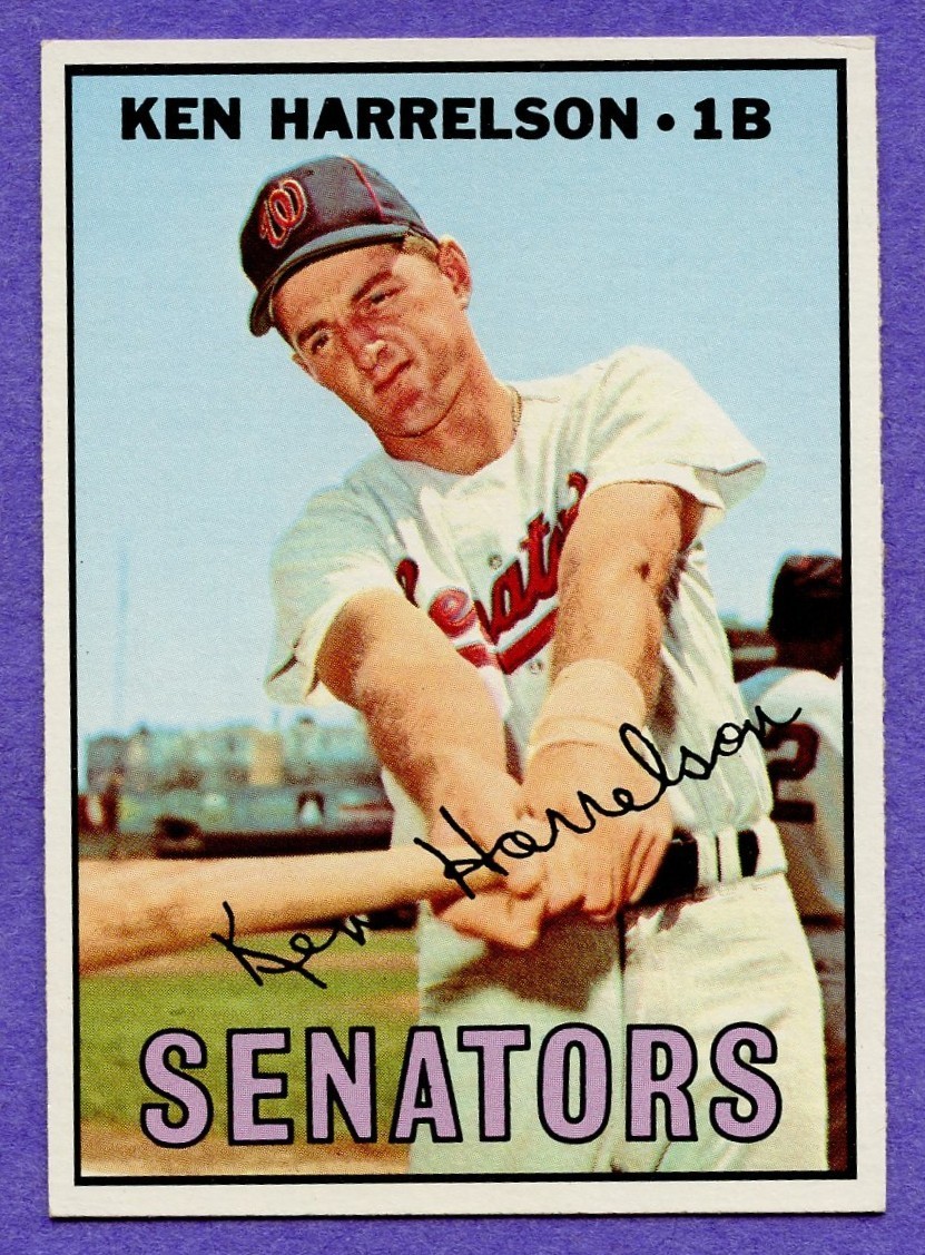 1967 Topps Ken Harrelson #188 Senators EX-MT