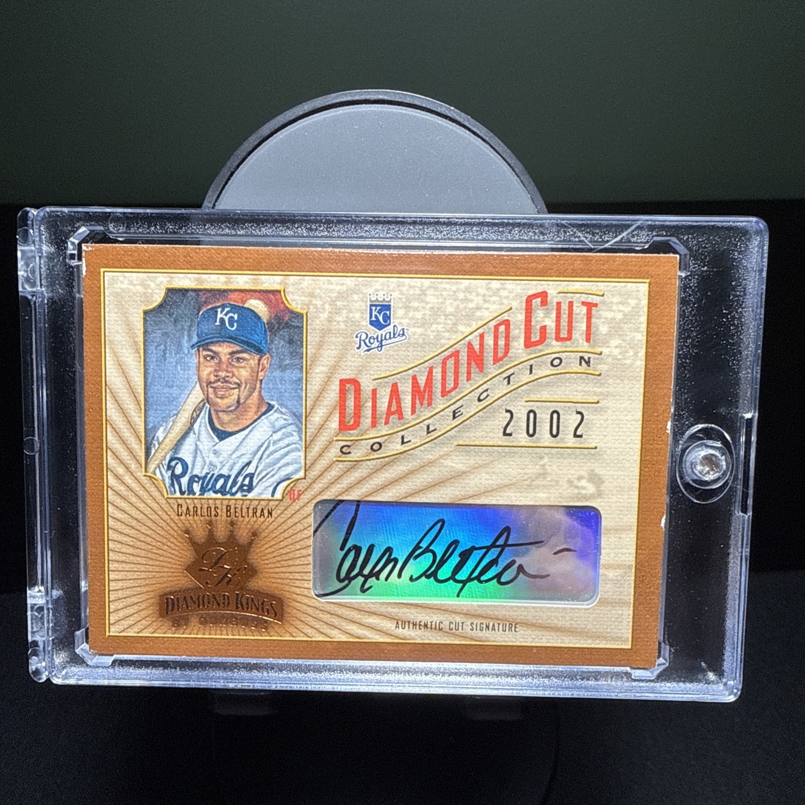 2002 Donruss Diamond Kings - Diamond Cut Collection Carlos Beltran #DC-25 /500 2002 Donruss Diamond Kings - Diamond Cut Collection Carlos Beltran #DC-25 /500