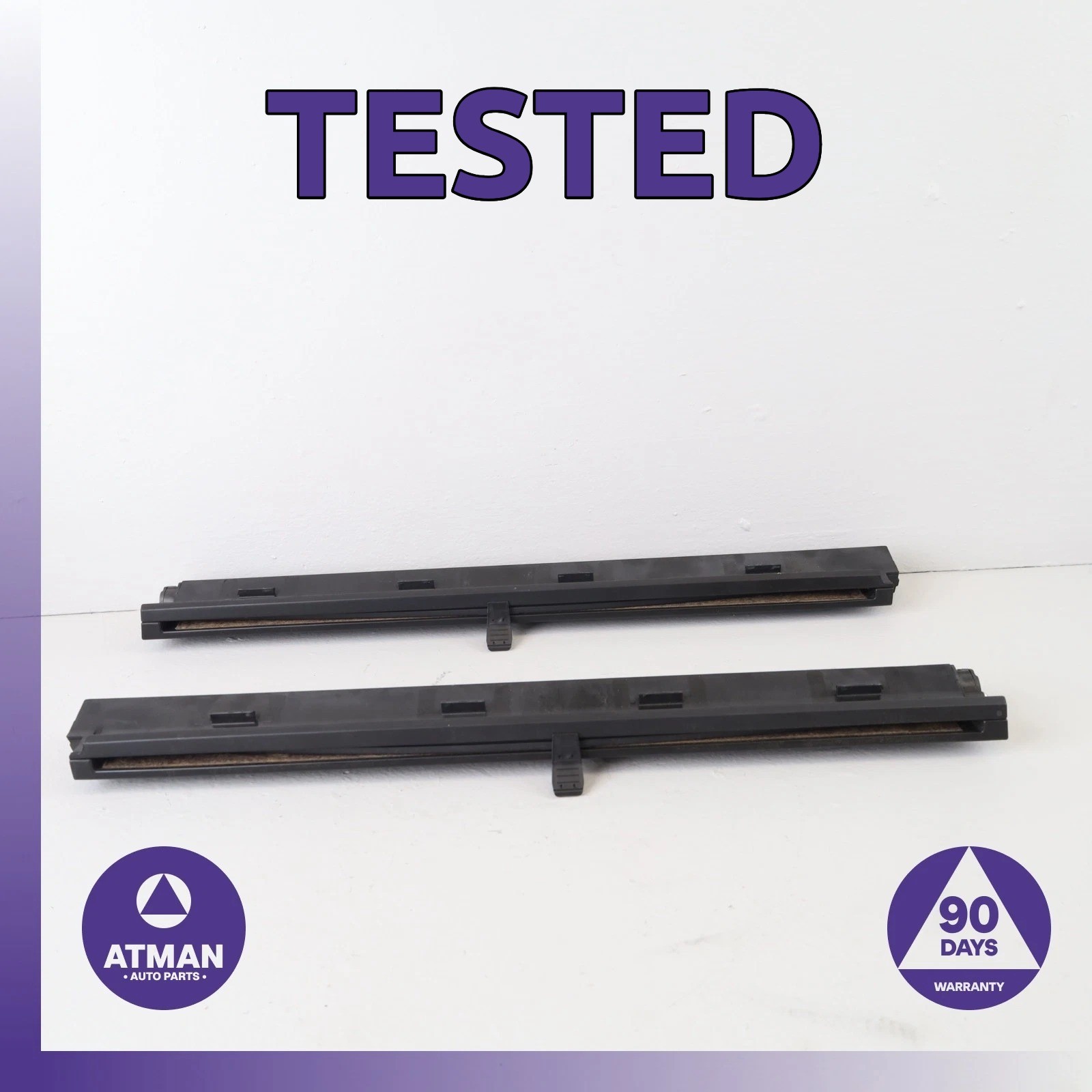06-10 BMW E60 535i 550i M5 Left & Right Window Sunshade Roller Blind Set OEM