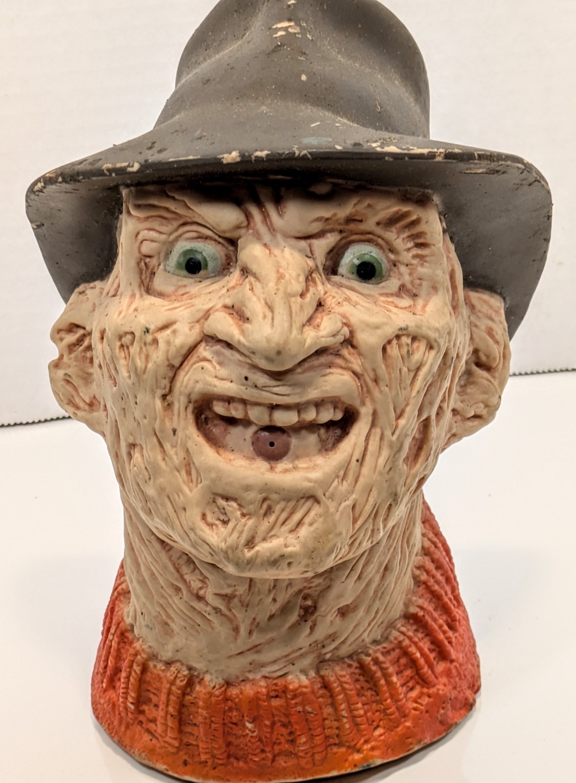 Vintage Freddy Krueger Squirting Head Toy LJN 1989 Rubber Nightmare on Elm St