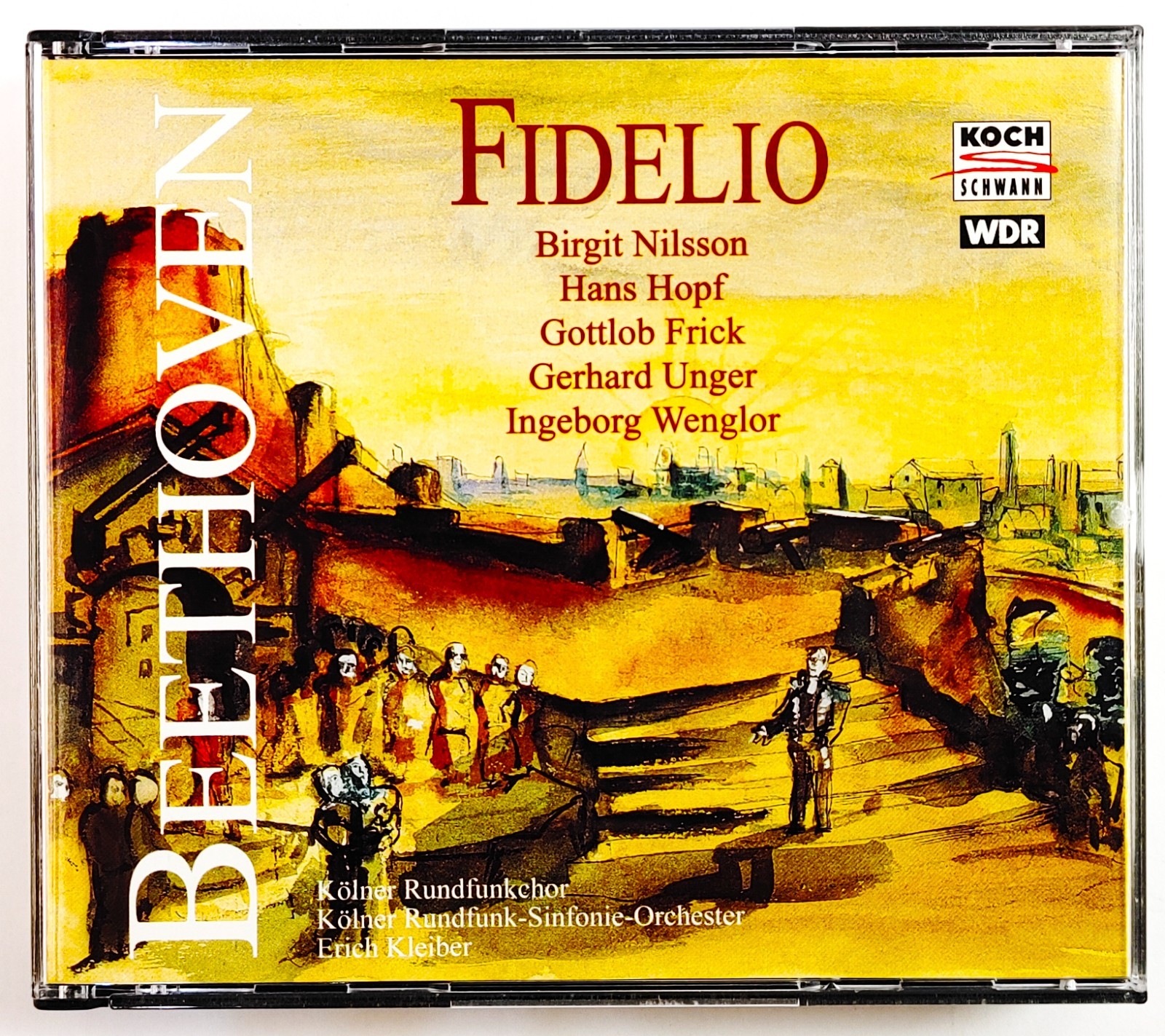 Beethoven Fidelio 2 CD Birgit Nilsson Hans Hopf Erich Kleiber Koch Schwann