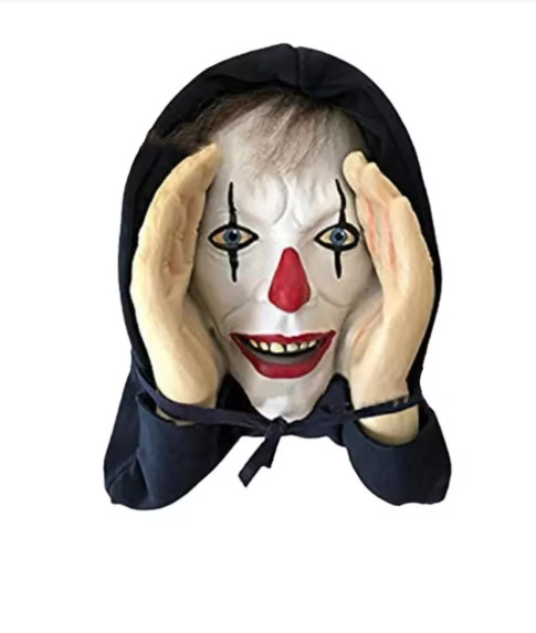 Scary PeeperFreak Halloween Decoration Clown Indoor and Outdoor Window Hanging👻
