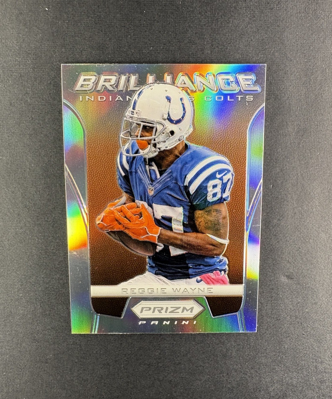 2012 Panini Prizm Brilliance Silver Prizm Reggie Wayne Colts Insert #23
