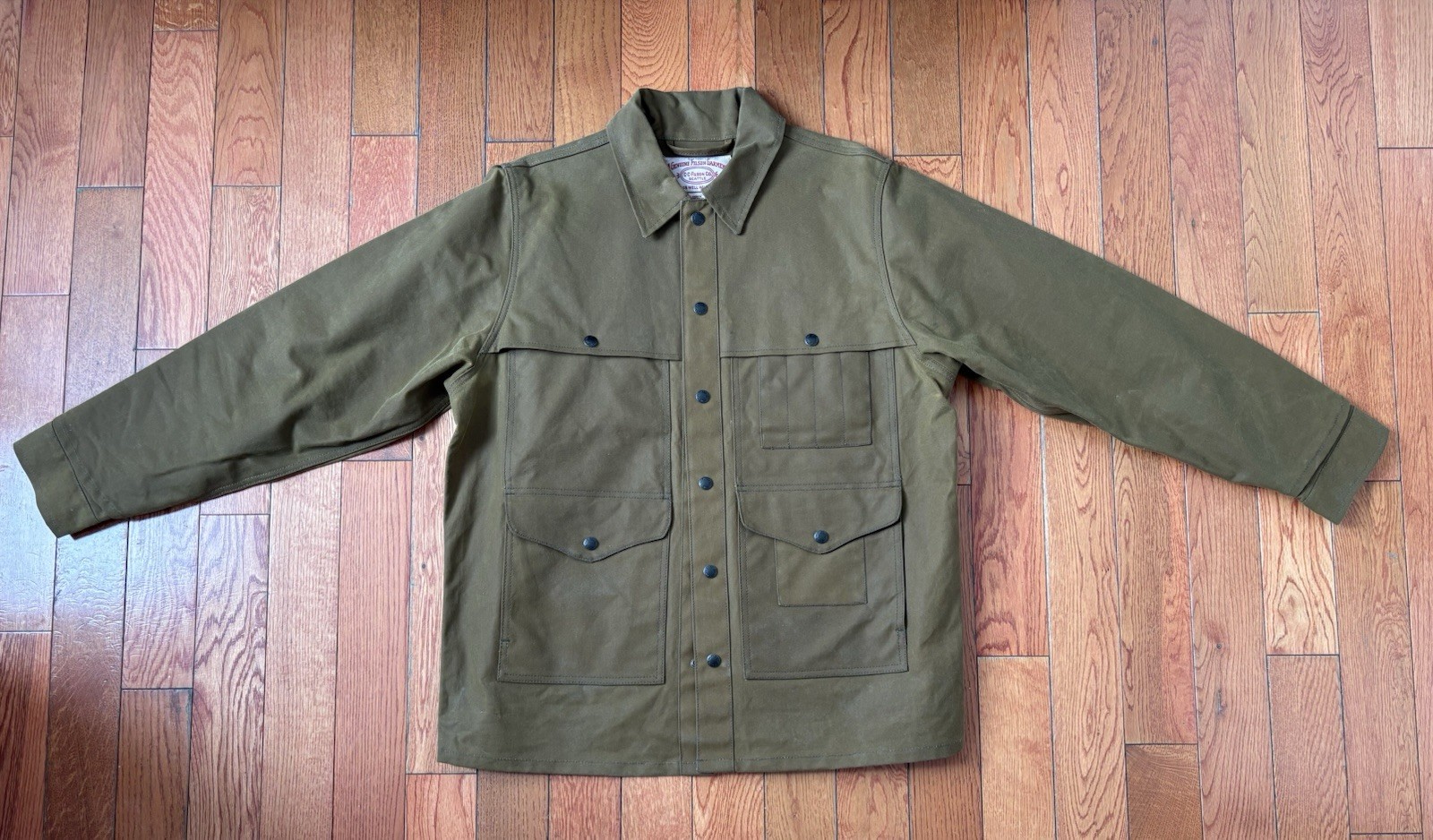 Filson Tin Cloth Cruiser Jacket Men’s M Filson Tin Cloth Cruiser Jacket Men’s M
