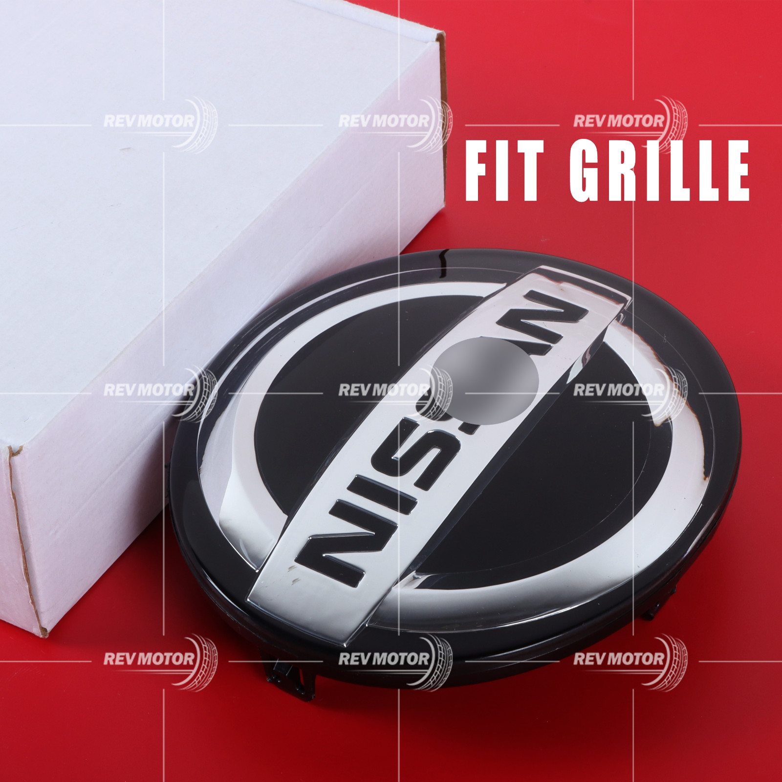 Black Front Grille Emblem For 2020-2022 Versa ACC 62890-6LH0A Black Front Grille Emblem For 2020-2022 Versa ACC 62890-6LH0A