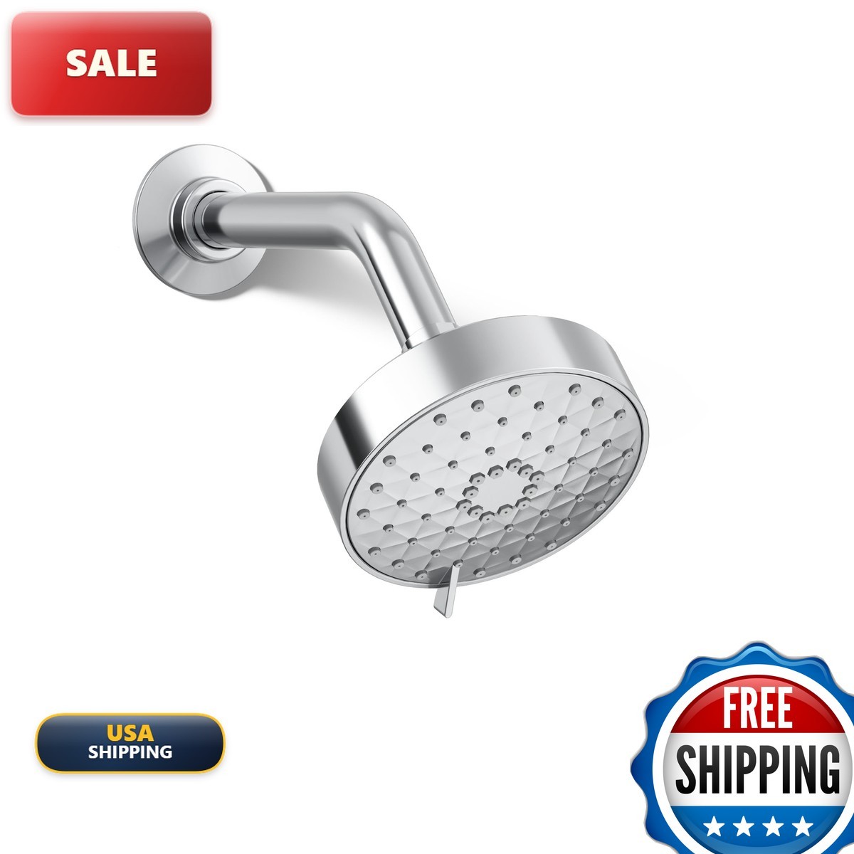 Kohler 72419-H-CP Awaken G110 Three-Function Showerhead 1.5 GPM Chrome Kohler 72419-H-CP Awaken G110 Three-Function Showerhead 1.5 GPM Chrome