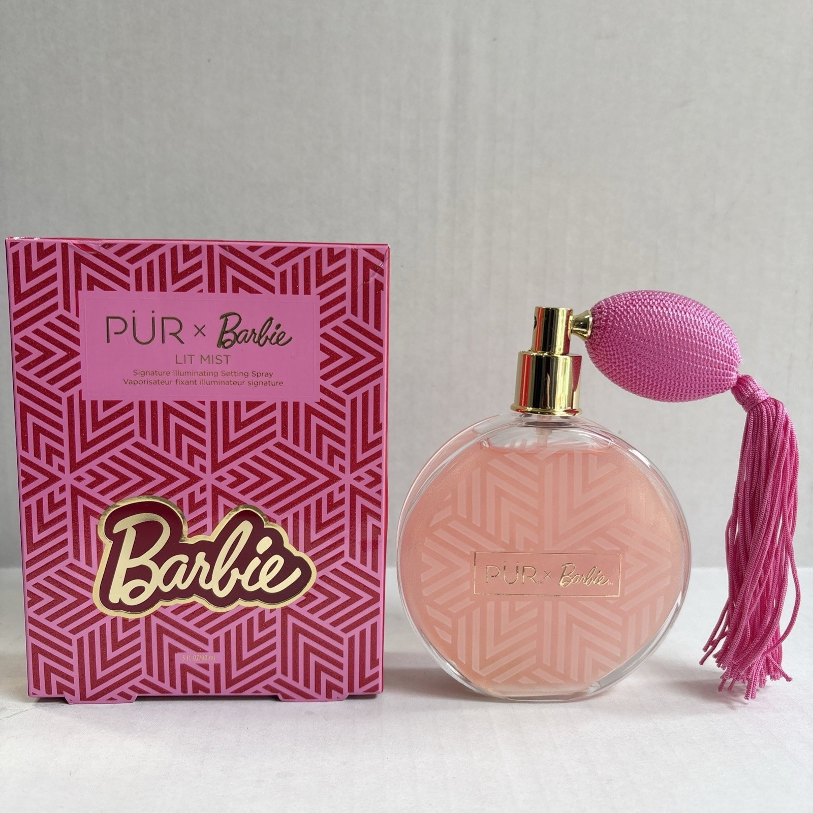 PÜR X Barbie Lit Mist Signature Illuminating Setting Spray Limited Edition BNIB