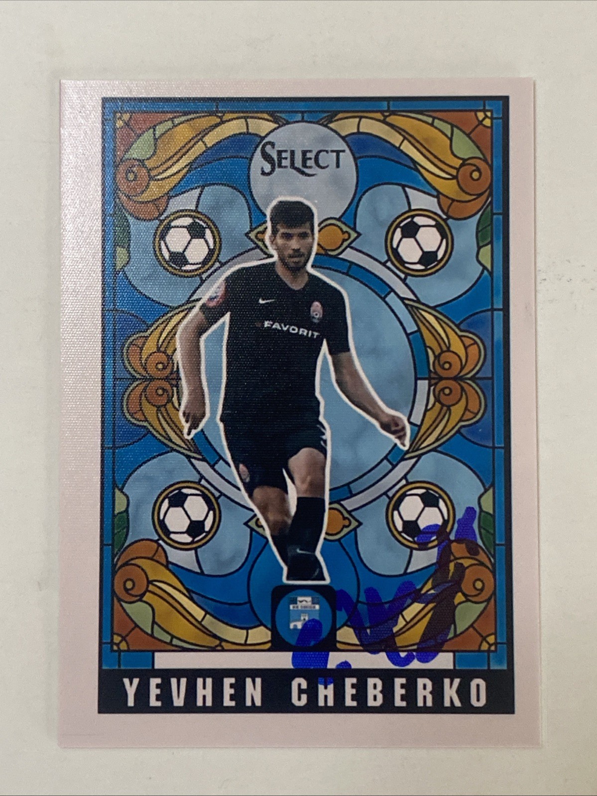 Yevhen Cheberko Autographed Custom Card Columbus Crew Osijek Croatia Yevhen Cheberko Autographed Custom Card Columbus Crew Osijek Croatia