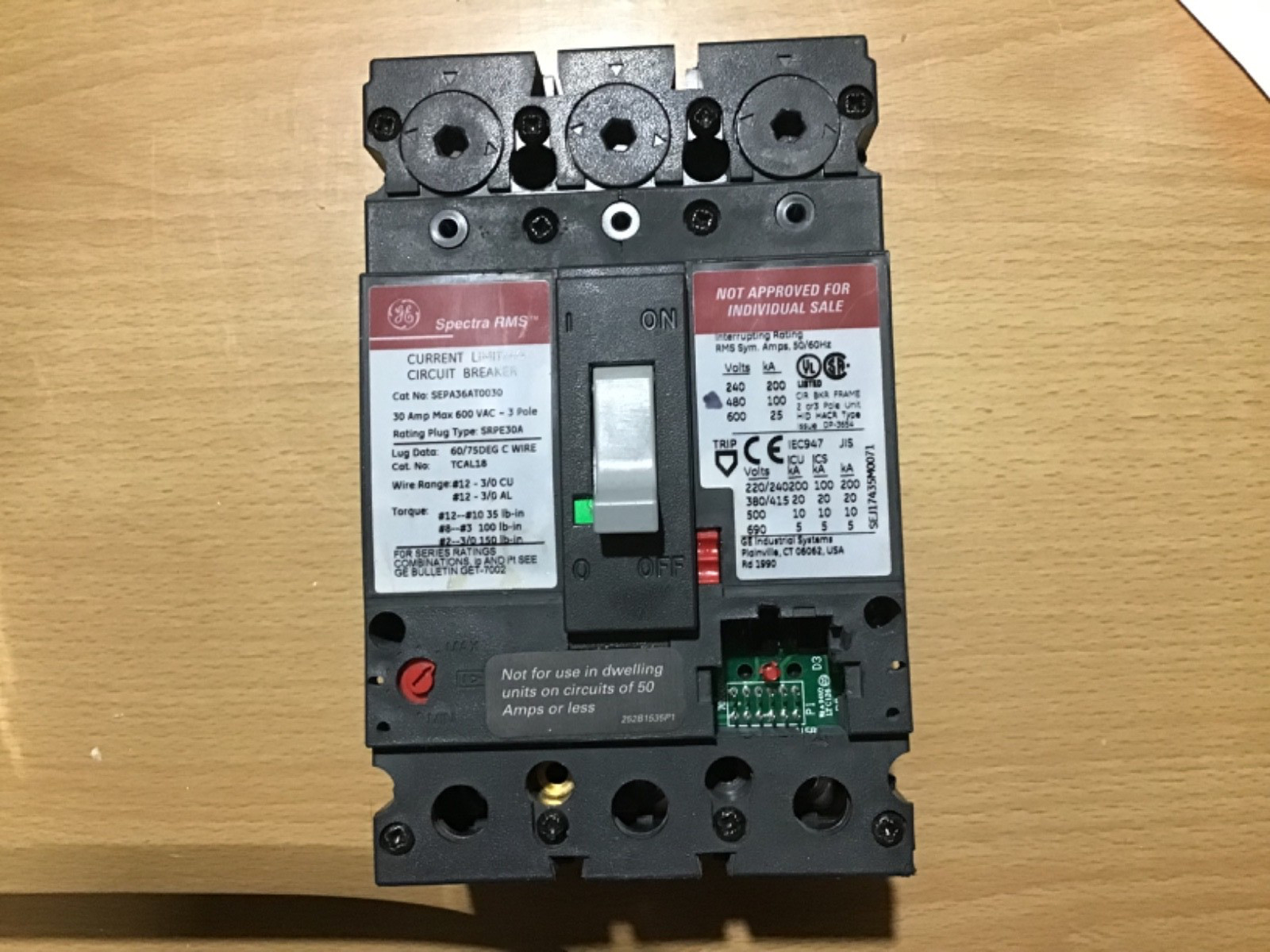SEDA36AT0030 - General Electric GE - New Surplus