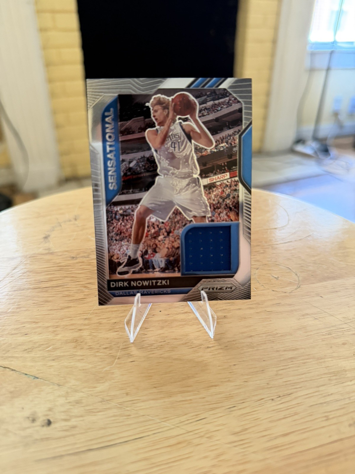2020-21 Panini Prizm - Sensational Swatches Dirk Nowitzki #SSW-DNW (MEM)