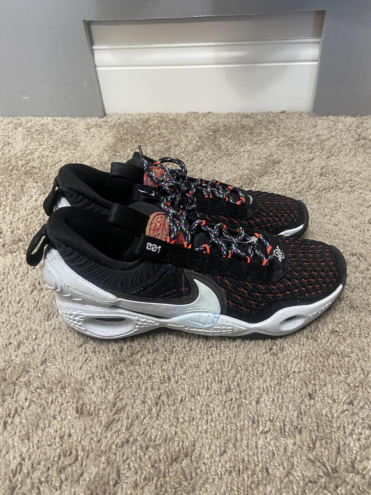 Nike Cosmic Unity 2 Shoes Mens Size 7.5 Black Basketball Sneaker DM4426-001