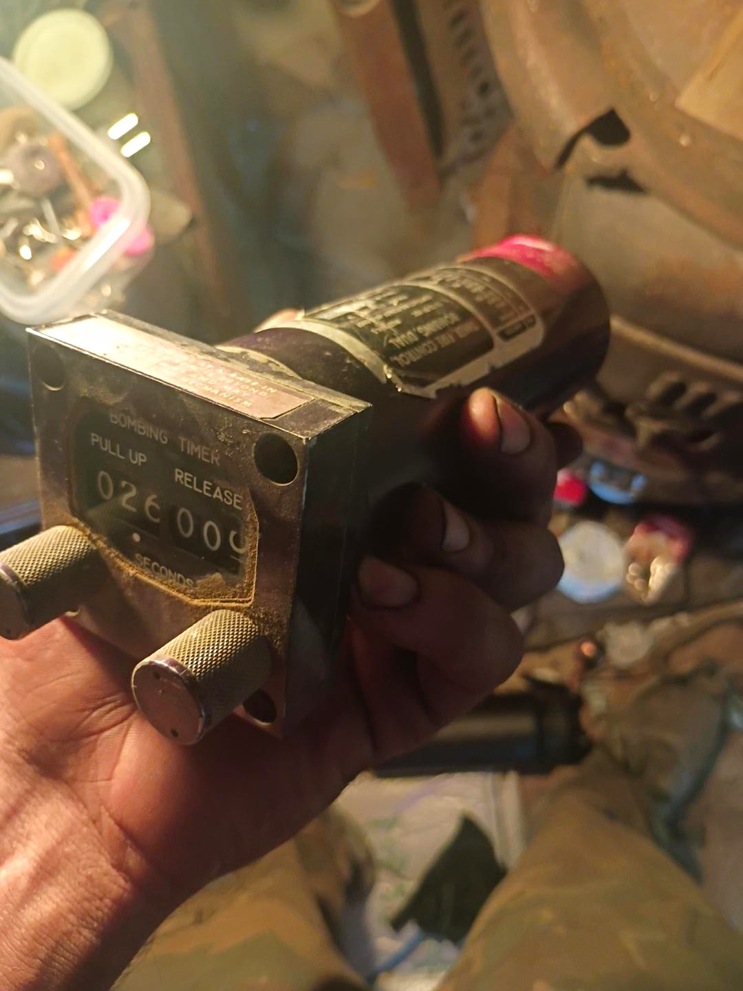 Rare Electronic Bombing Timer – Vintage Industrial Design with 2 Control Dials Rare Electronic Bombing Timer – Vintage Industrial Design with 2 Control Dials