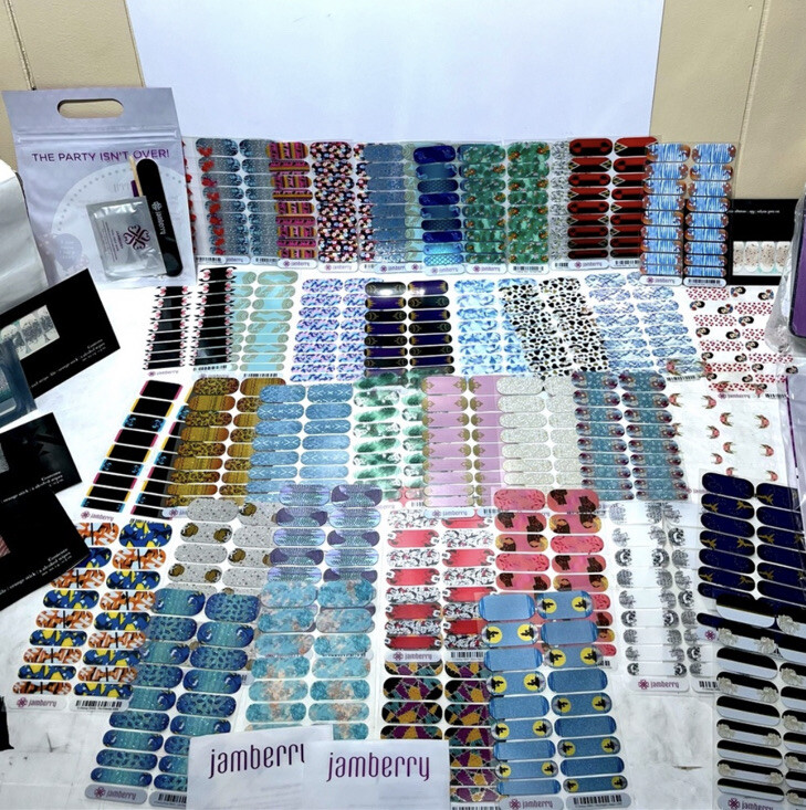 Jamberry Huge Disney nail 150 wraps Lot with Nail prep Kit & Free Gift Jamberry Huge Disney nail 150 wraps Lot with Nail prep Kit & Free Gift