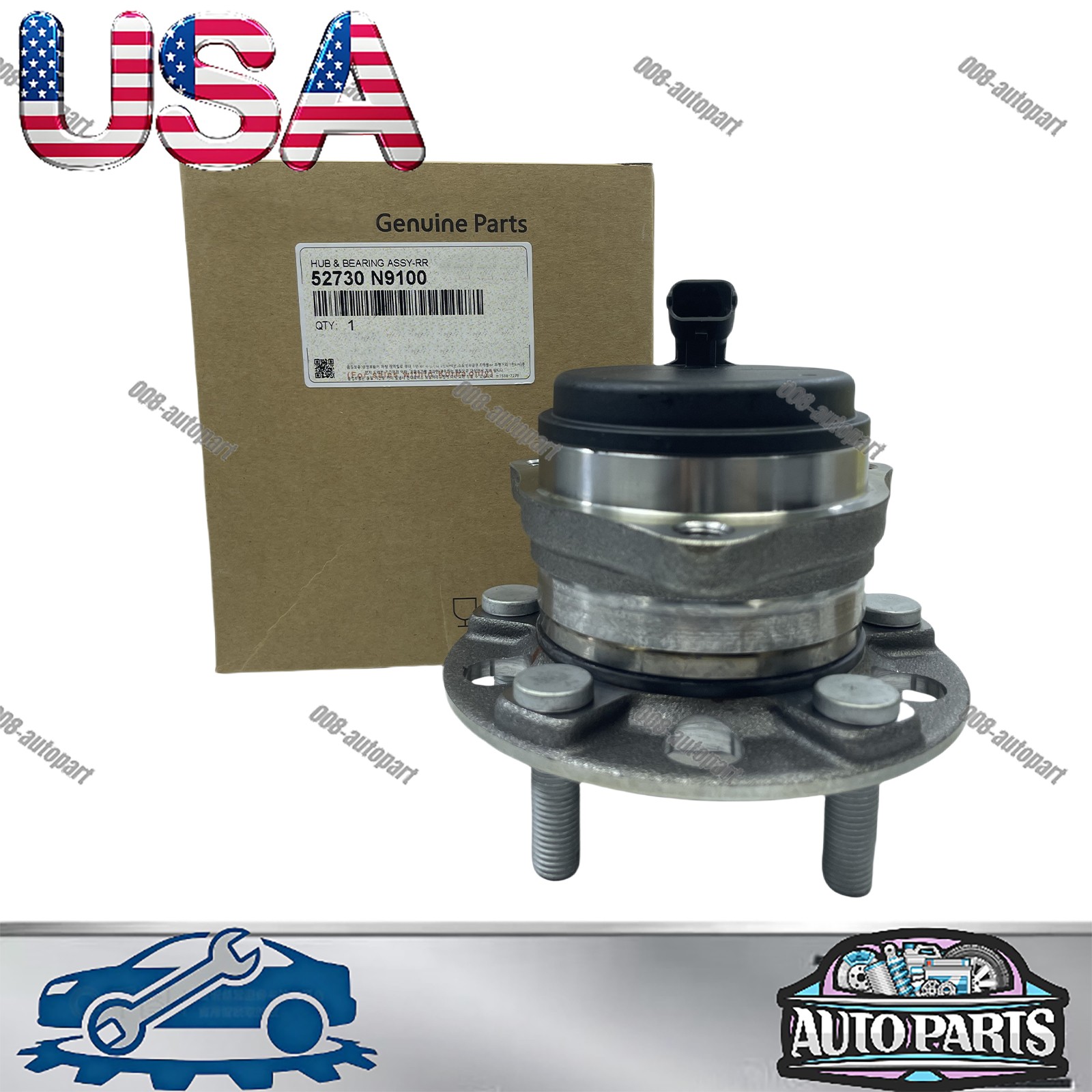 US STOCK NEW 52730N9100  Rear HUB & BEARING ASSY for Hyundai Tucson 2022-2024
