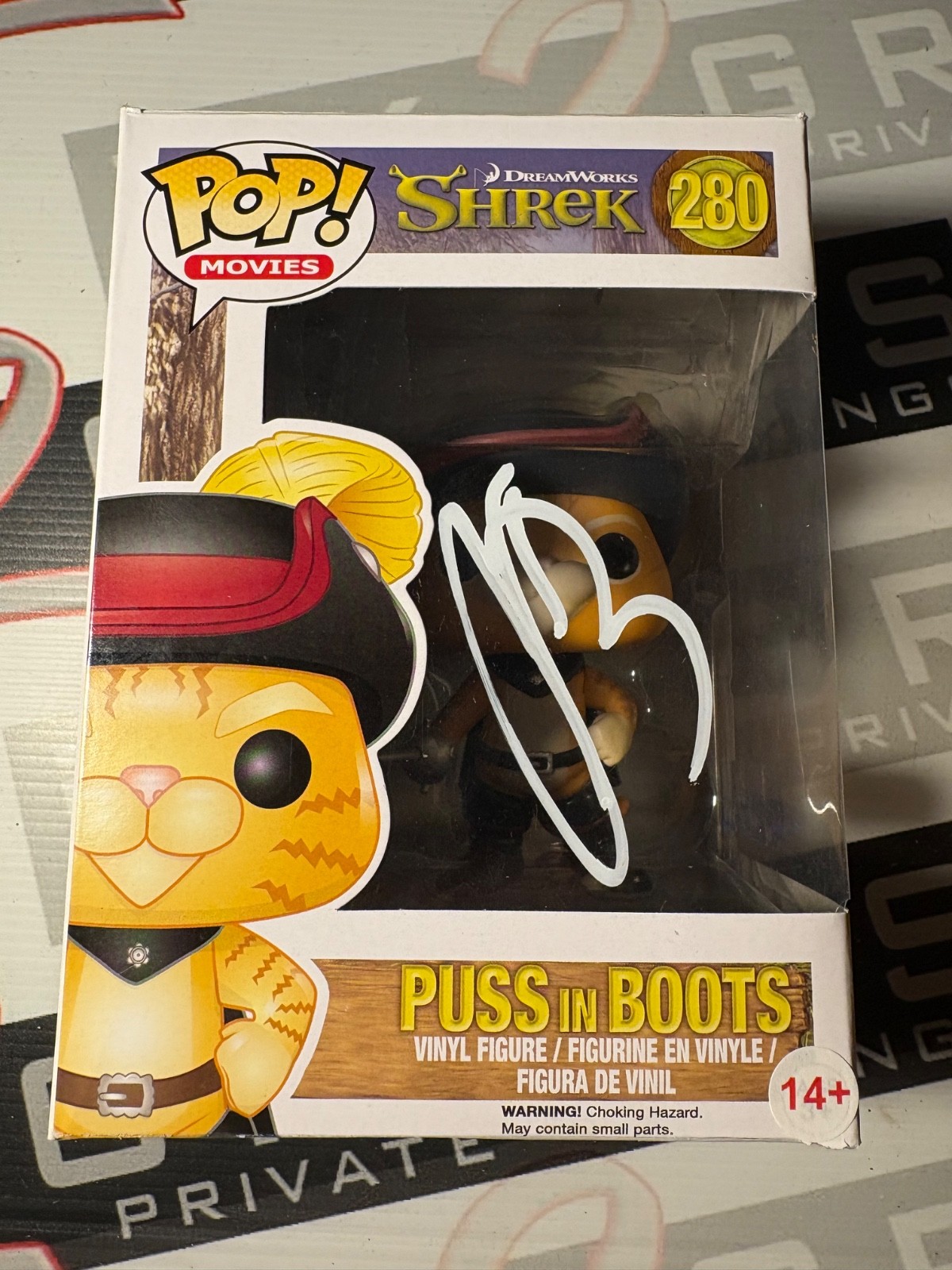 Antonio Banderas Autograph Signed Puss In Boots Funko Pop ACGcert COA - Shrek Antonio Banderas Autograph Signed Puss In Boots Funko Pop ACGcert COA - Shrek