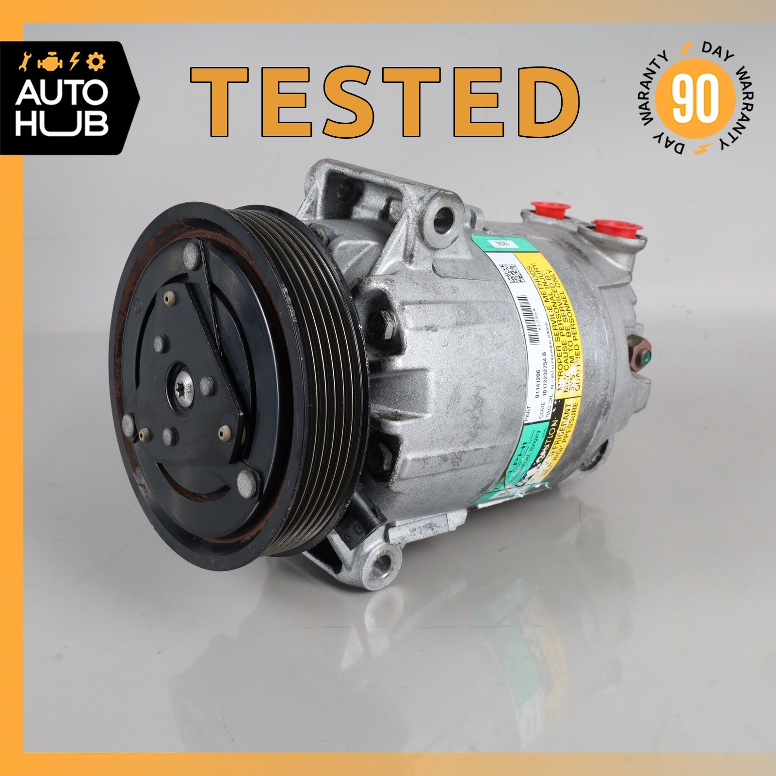04-19 Maserati GranTurismo M145 A/C Air Conditioning Compressor 01141206 OEM 04-19 Maserati GranTurismo M145 A/C Air Conditioning Compressor 01141206 OEM