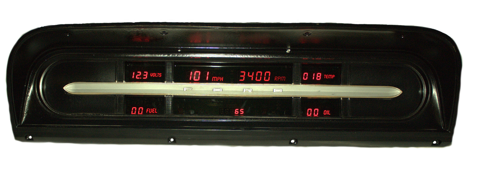 1967-1972 Ford Truck Digital Dash Panel Red LED Gauges Lifetime Warranty
