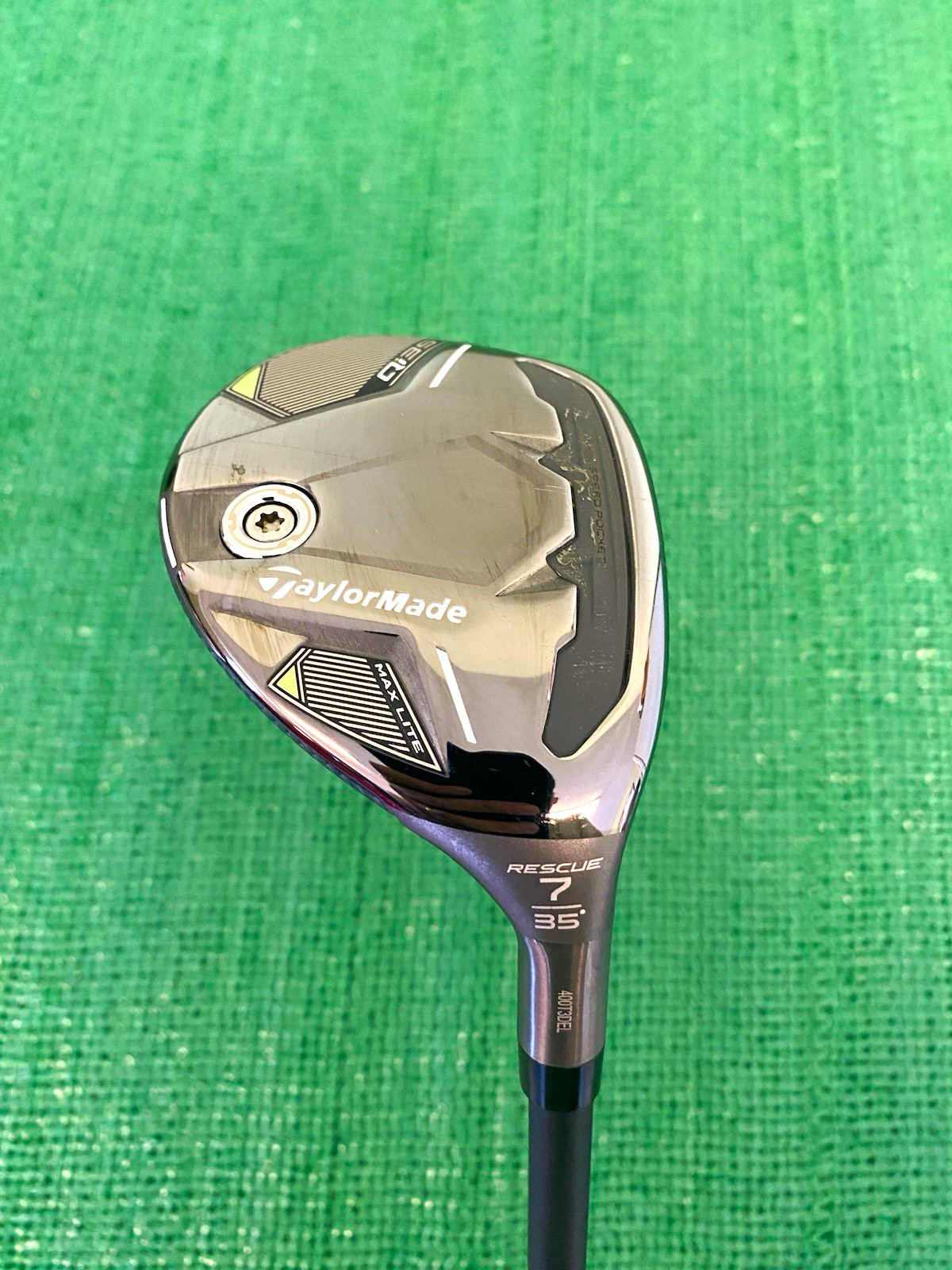 TaylorMade Qi35 Max Lite Rescue 7H Hybrid 35° RH 5/R2 Senior Flex Graphite Shaft