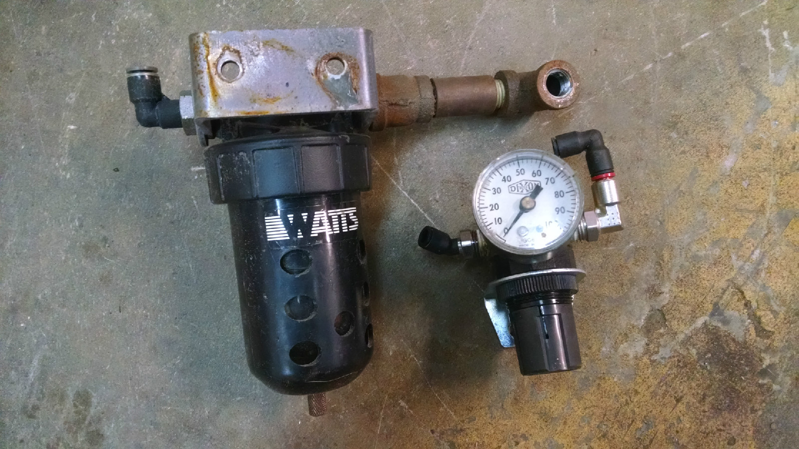 Watts Fluidair Fluid Air Filter Regulator R364-02C F602-03BJ MS Watts Fluidair Fluid Air Filter Regulator R364-02C F602-03BJ MS