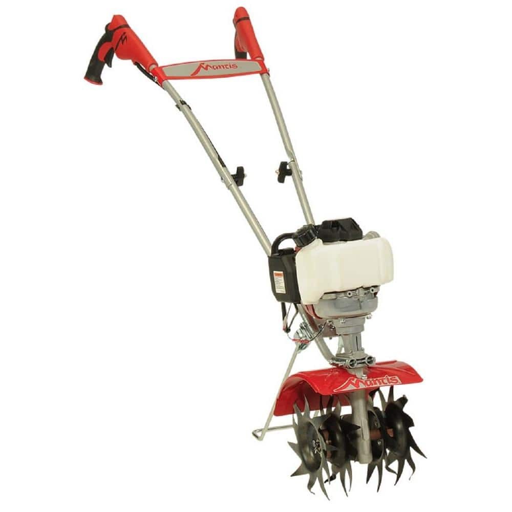 Mantis 9 in. 4-Cycle Tiller with Kickstand
