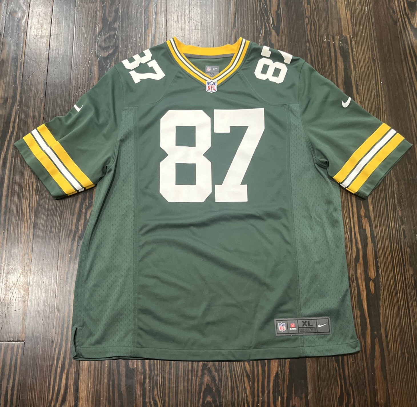 Nike Green Bay Packers Jordy Nelson Jersey Men’s XL Green Polyester Nike Green Bay Packers Jordy Nelson Jersey Men’s XL Green Polyester