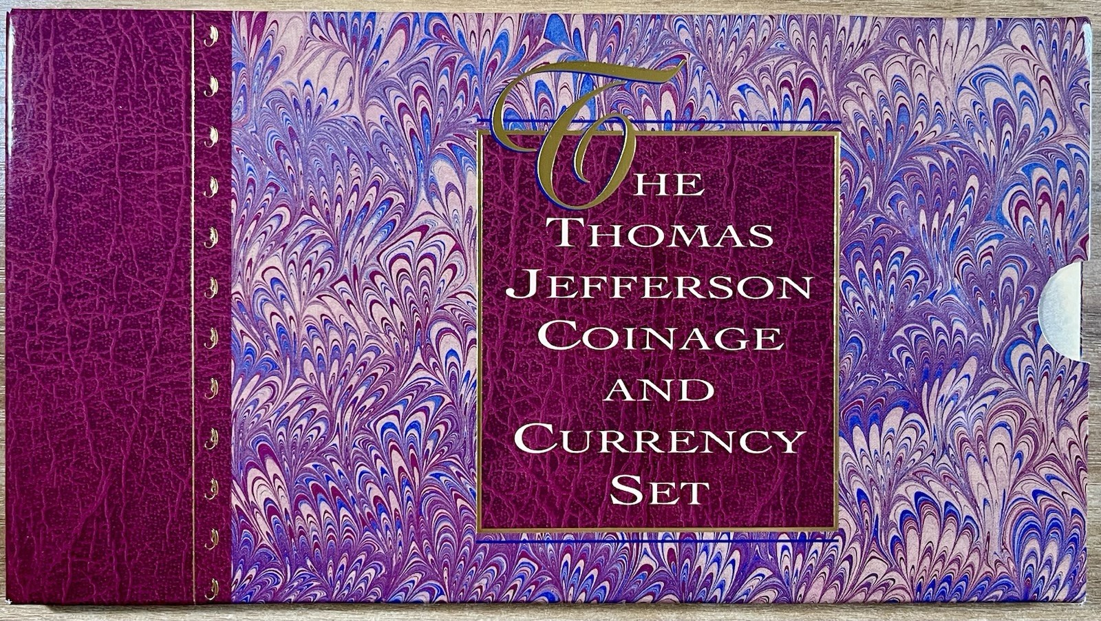 1993 Thomas Jefferson Coinage and Currency Set. $2 Currency & 90% Silver $1 Coin
