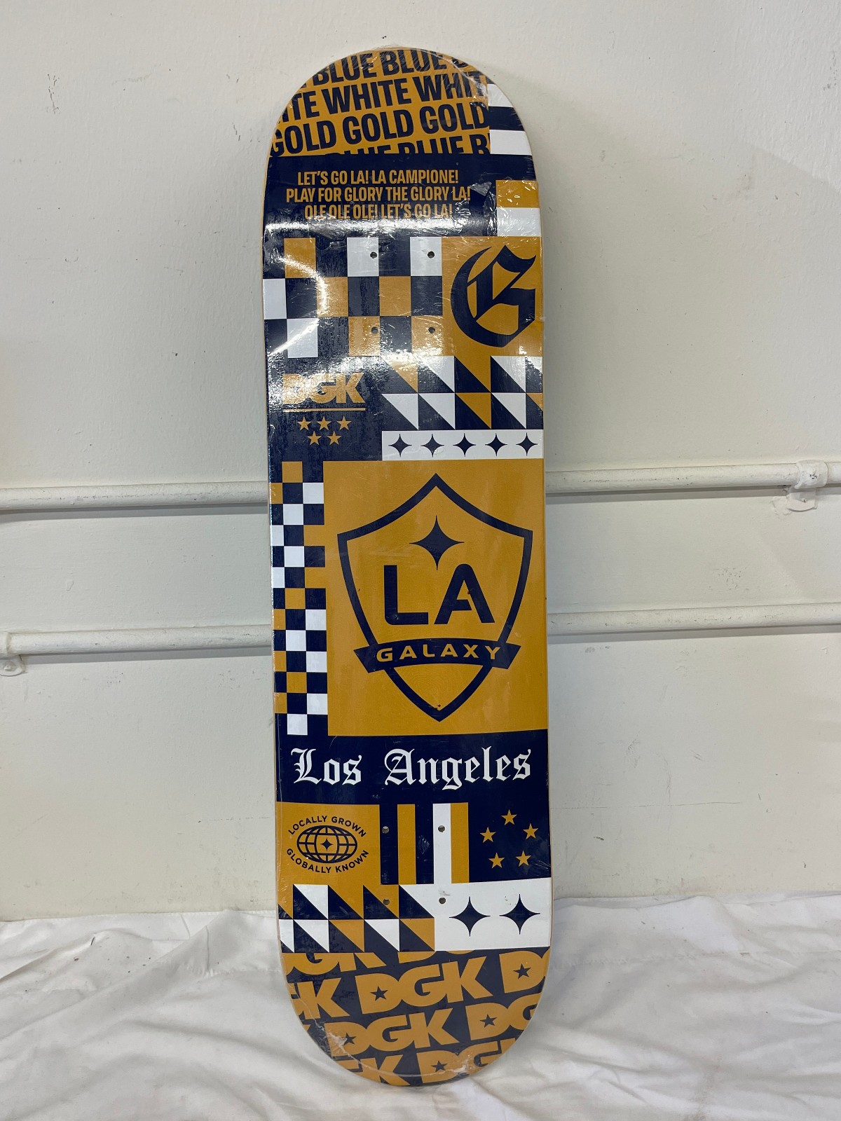 DGK x LA Galaxy Limited Edition Collaboration Skateboard Deck DGK x LA Galaxy Limited Edition Collaboration Skateboard Deck