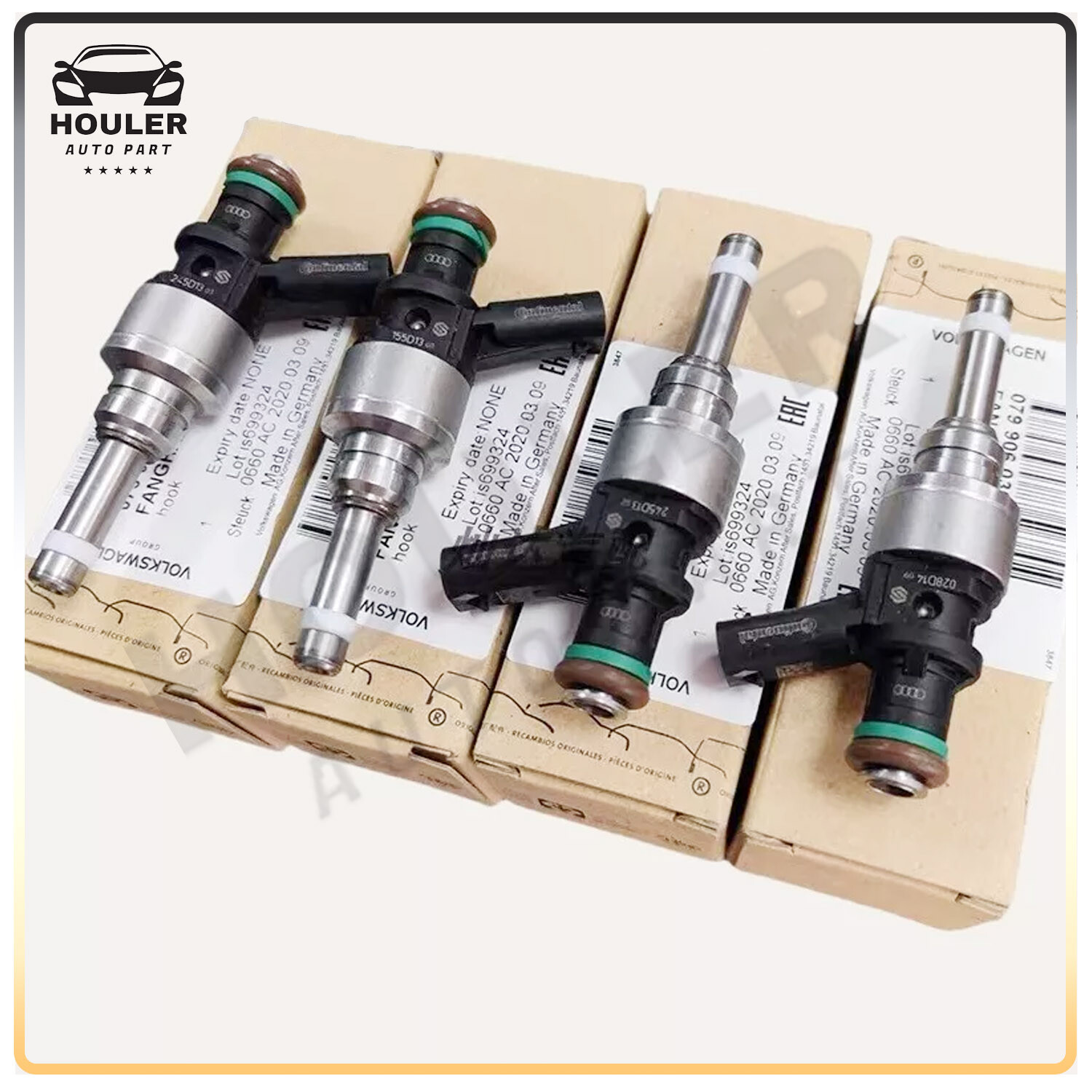 4X OEM For Audi A8 S8 S6 S7 RS7 4.0T R8 Touareg RS5 4.2 Fuel injectors 079906036
