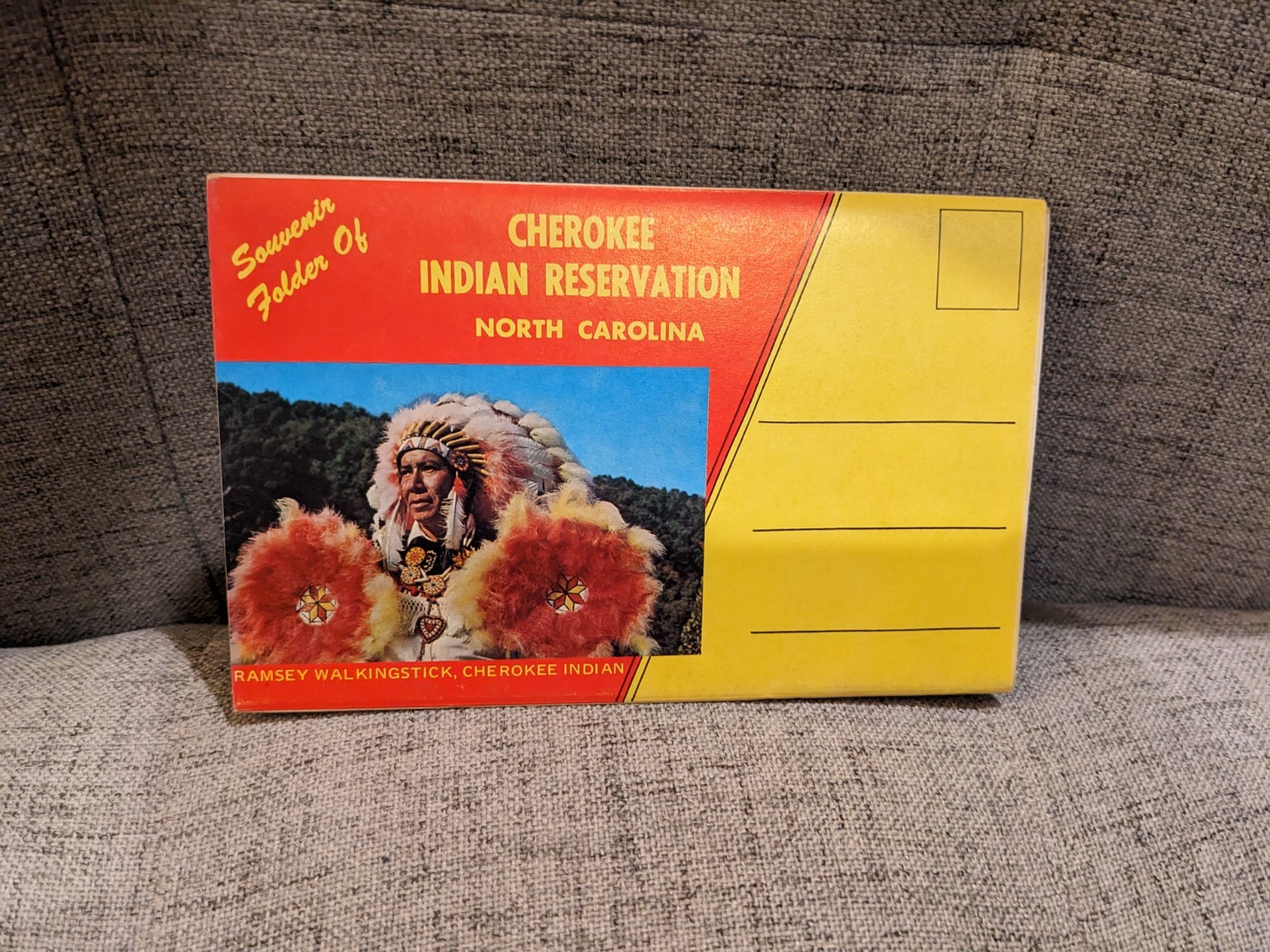 Vintage 1969 Cherokee Indian Reservation North Carolina Postcards Vintage 1969 Cherokee Indian Reservation North Carolina Postcards