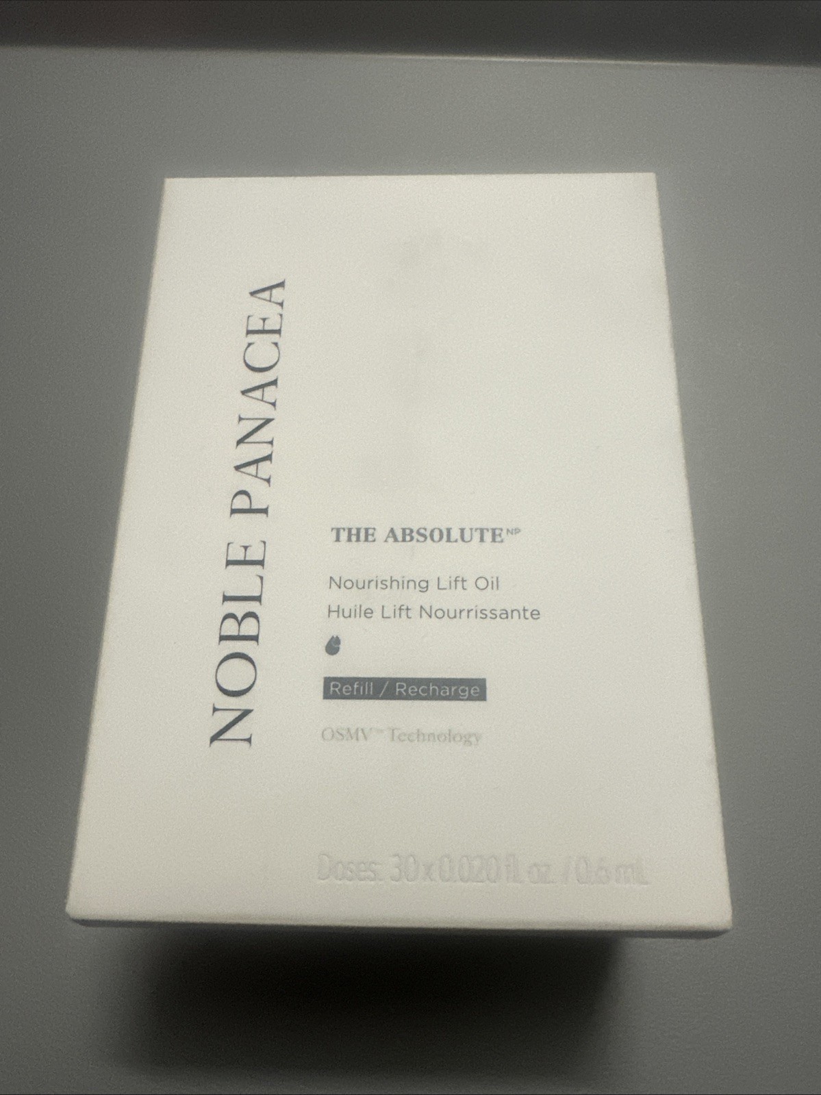 Brand New NOBLE PANACEA THE ABSOLUTE NOURISHING Lift OIL REFILL 30doses