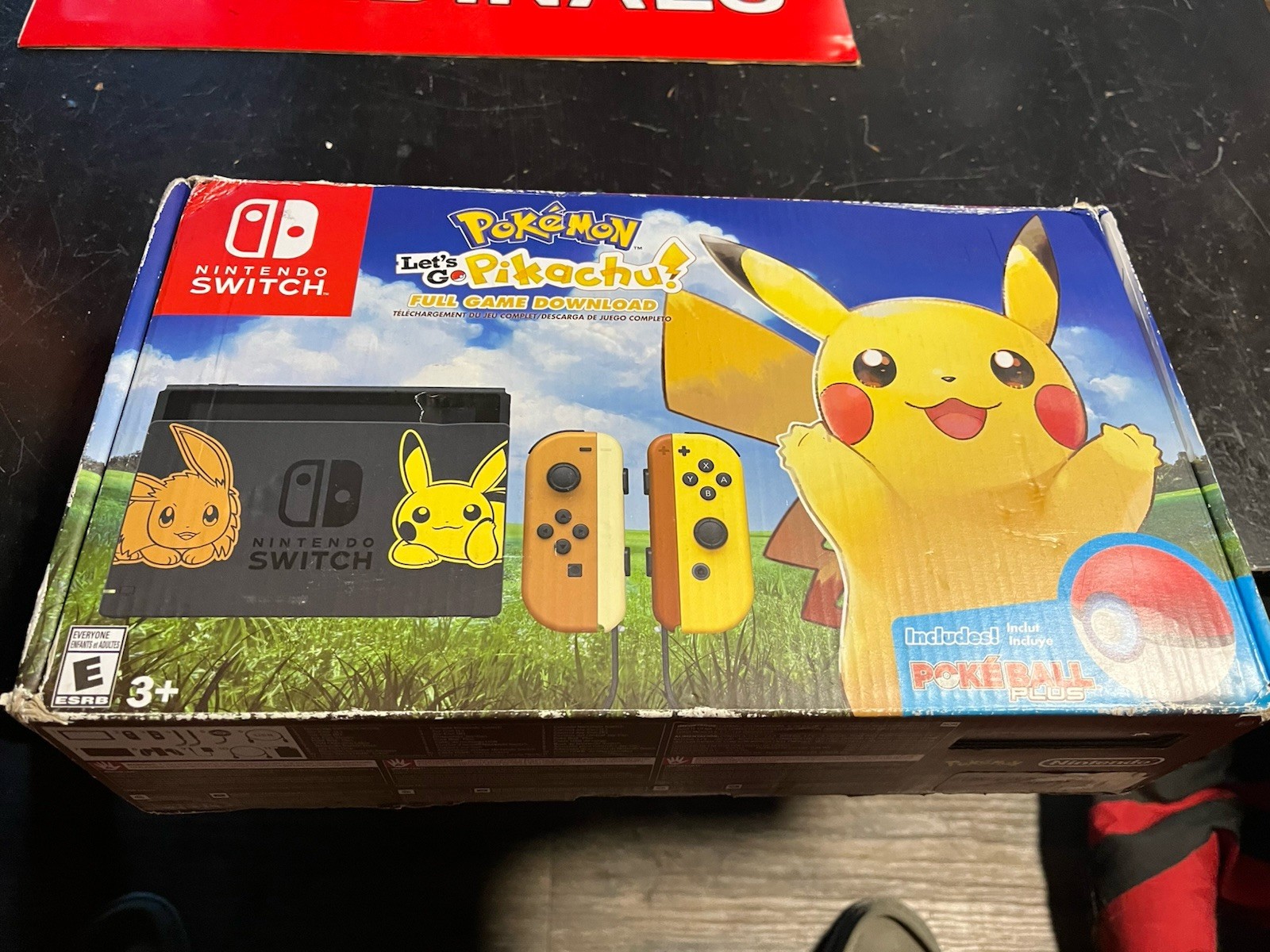 Nintendo Switch Console Let’s Go Pikachu + Poke Ball Plus Edition CIB
