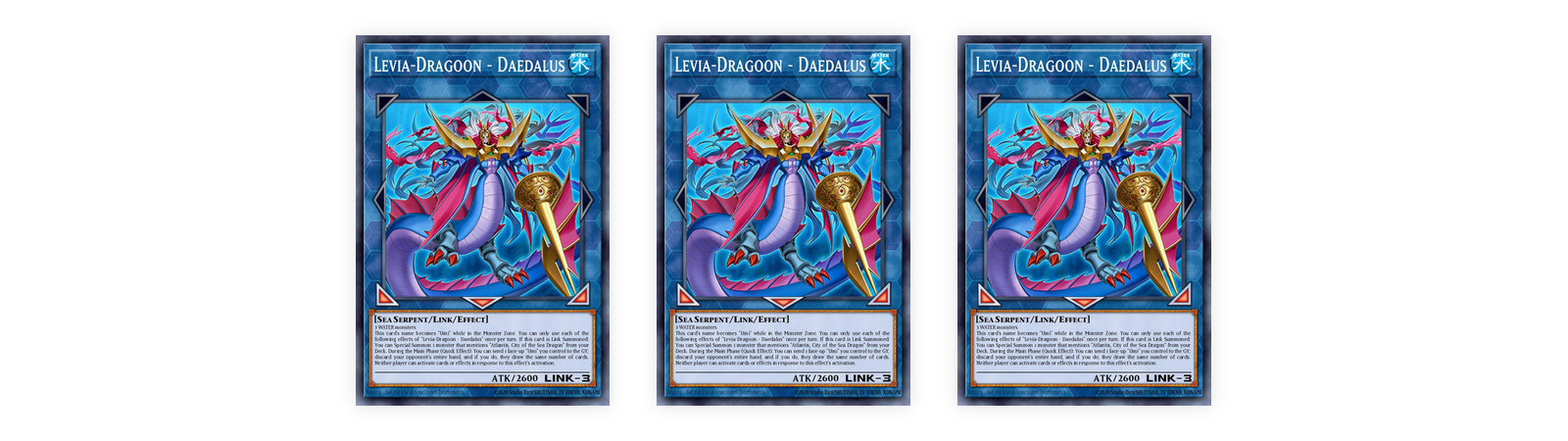 YUGIOH 3x Levia-Dragoon - Daedalus BETB-EN047 Super Rare presale ships 10/9