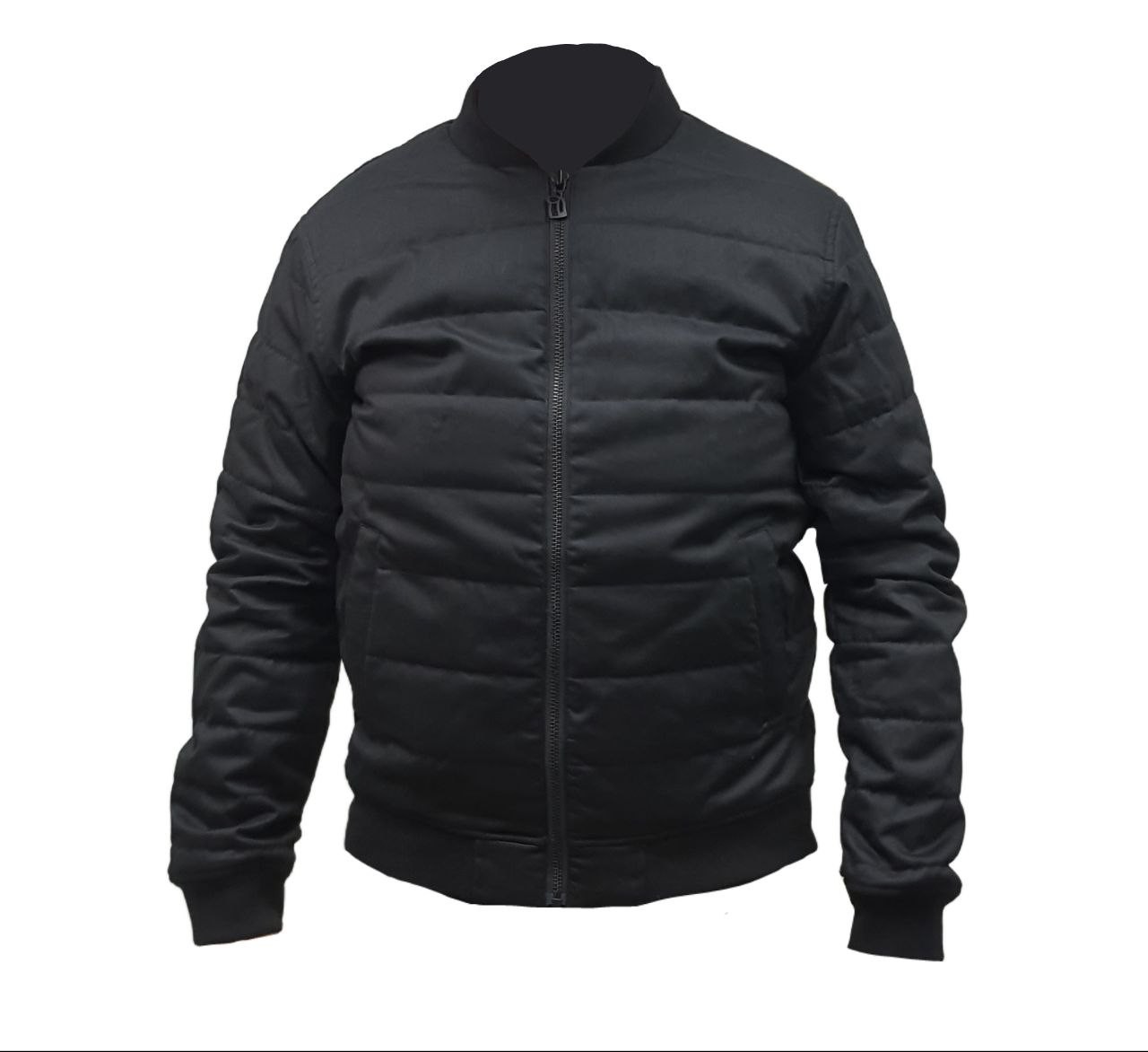 HoodLamb Men's Black Quilted Hemp Bomber #W18MQB NWT HoodLamb Men's Black Quilted Hemp Bomber #W18MQB NWT